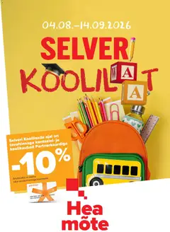 Selver kliendilehe eelvaade alates 04.08.2026
