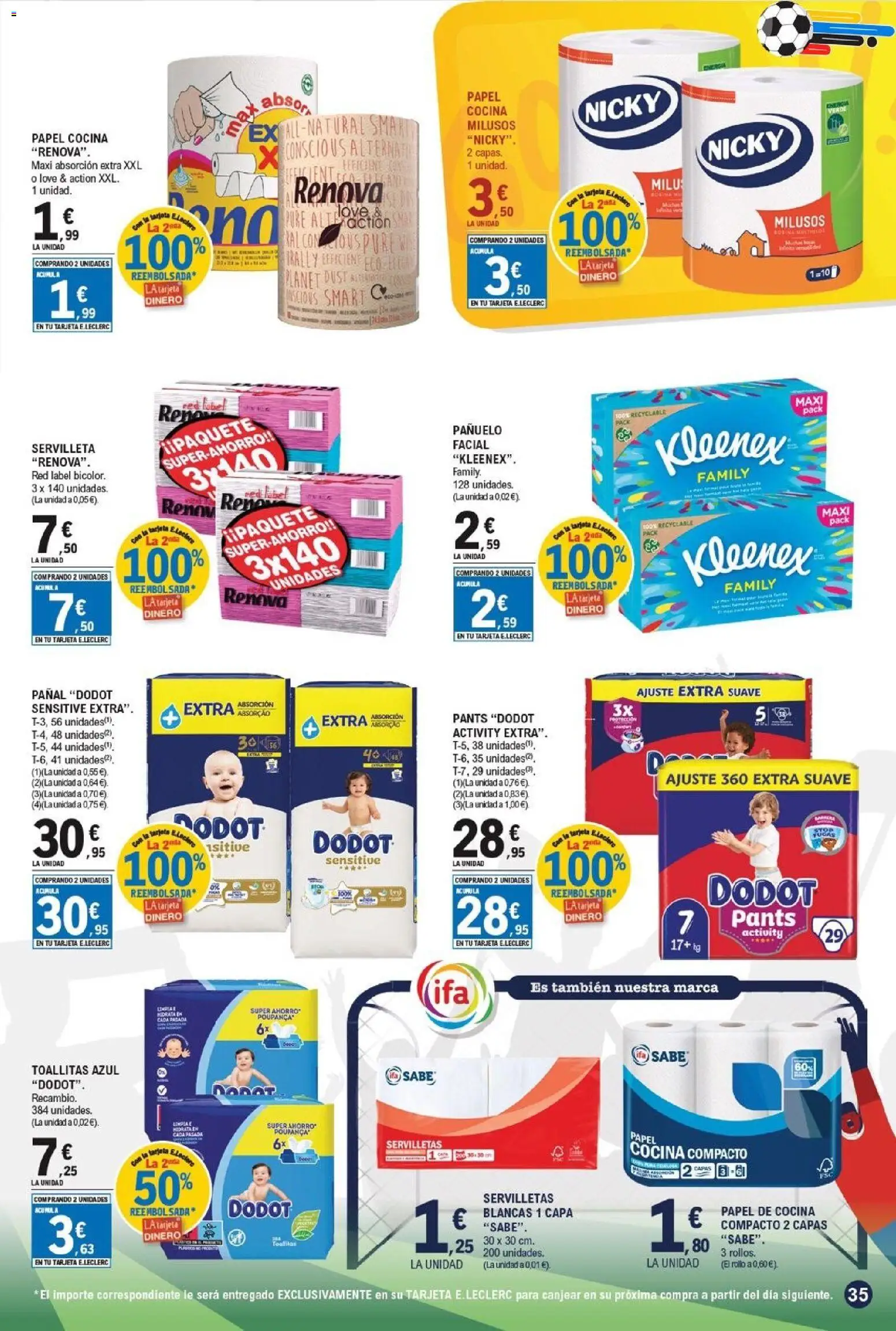 E.Leclerc folleto Gool │ válido desde el 03.06.2026 | Página: 35 | Productos: Pañuelo, Cocina