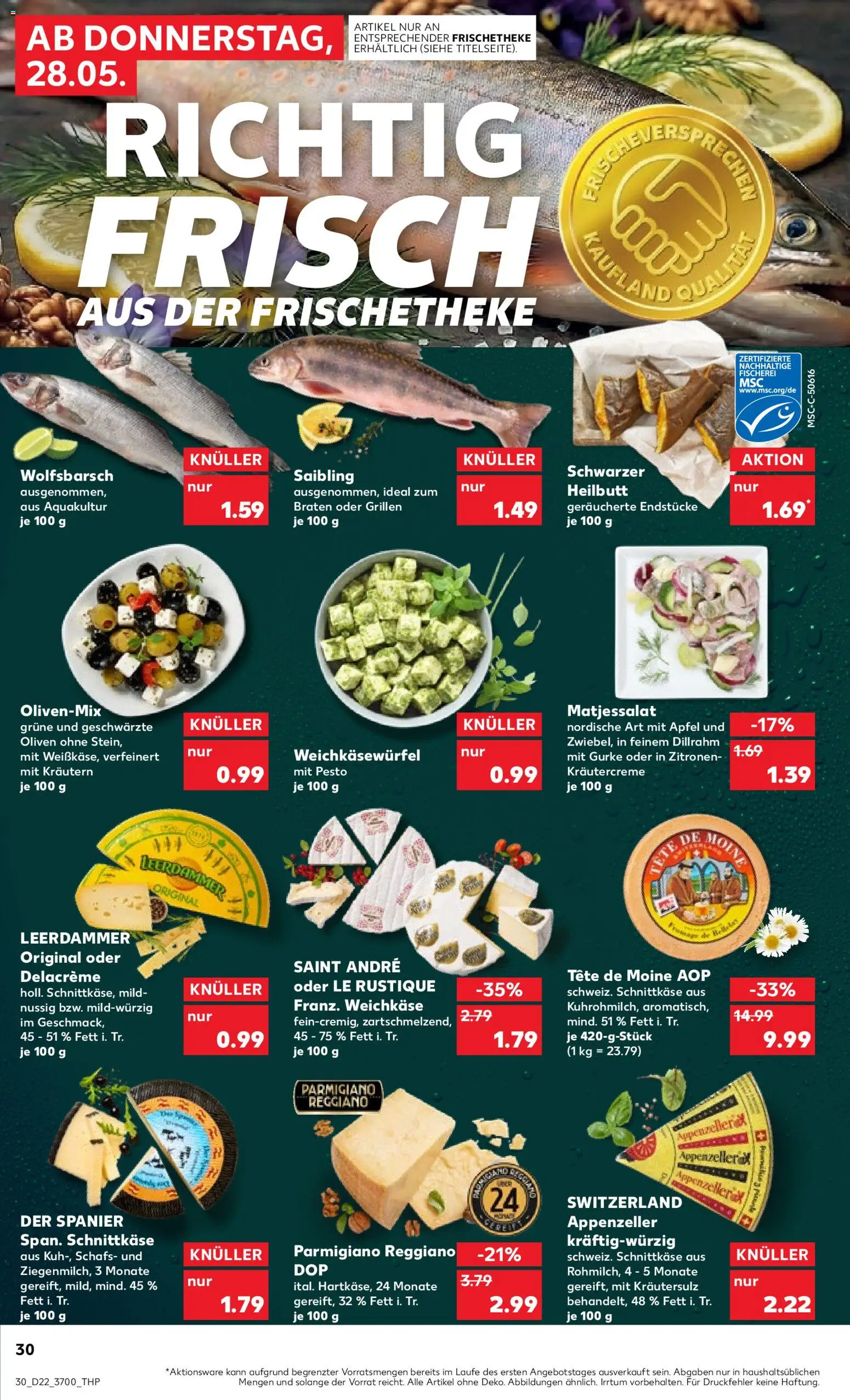 Kaufland Prospekt Rostock – gültig ab 28.05.2026 | Seite: 30 | Produkte: Äpfel, Leerdammer, Zitronen