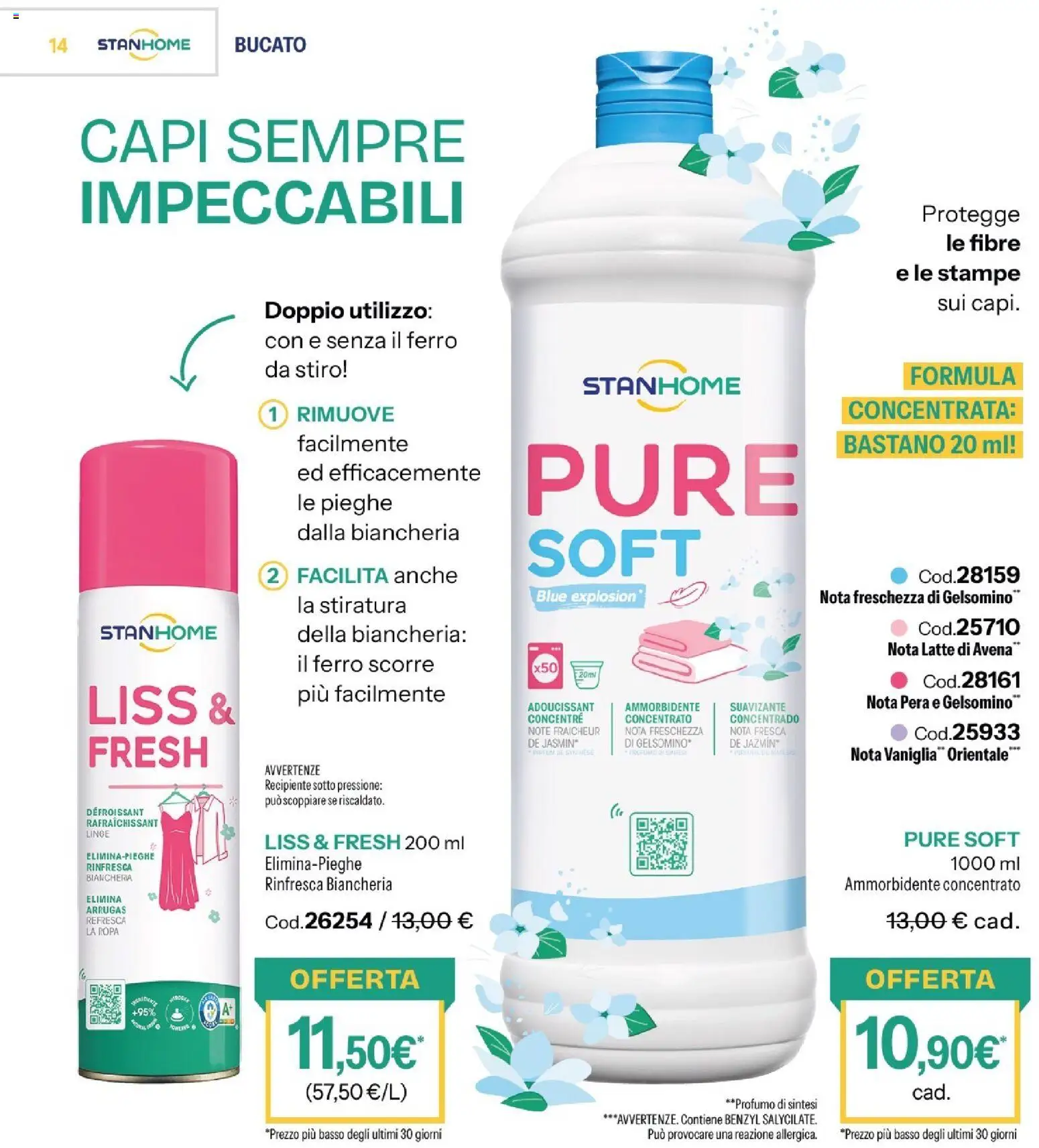Volantino Stanhome del 23/06/2026 | Pagina: 15 | Prodotti: Latte, Pera, Ferro da stiro, Profumo