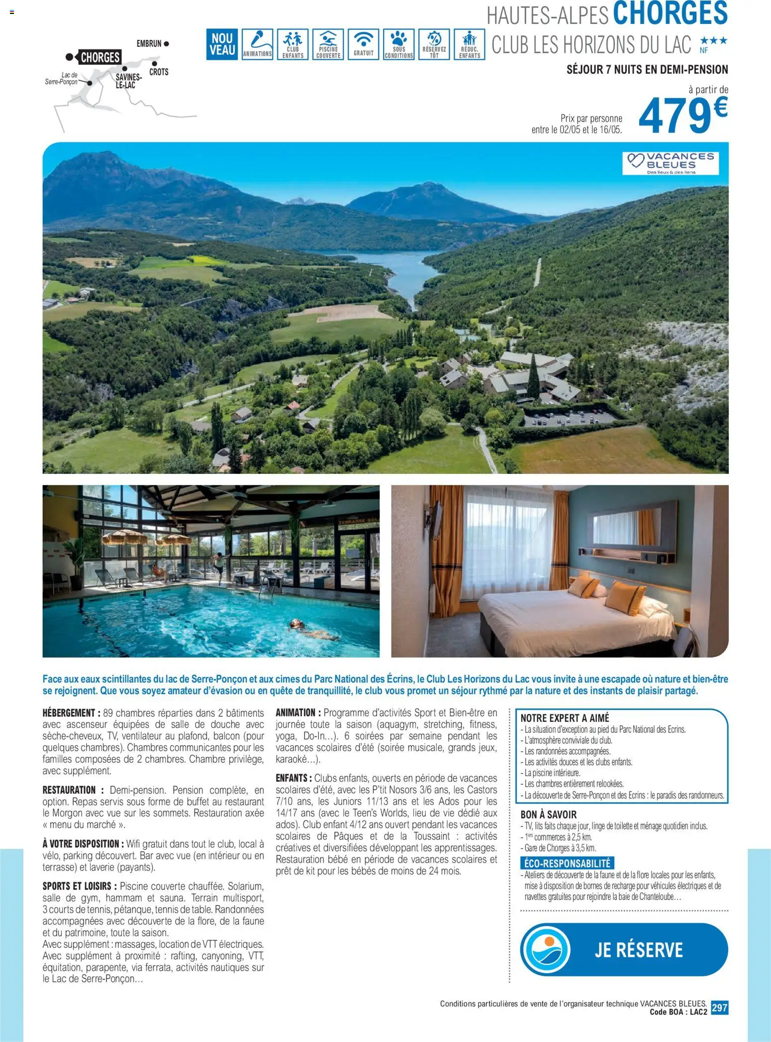 {H1} | Page: 297 | Produits: Ventilateur, Buffet, Douche, Piscine