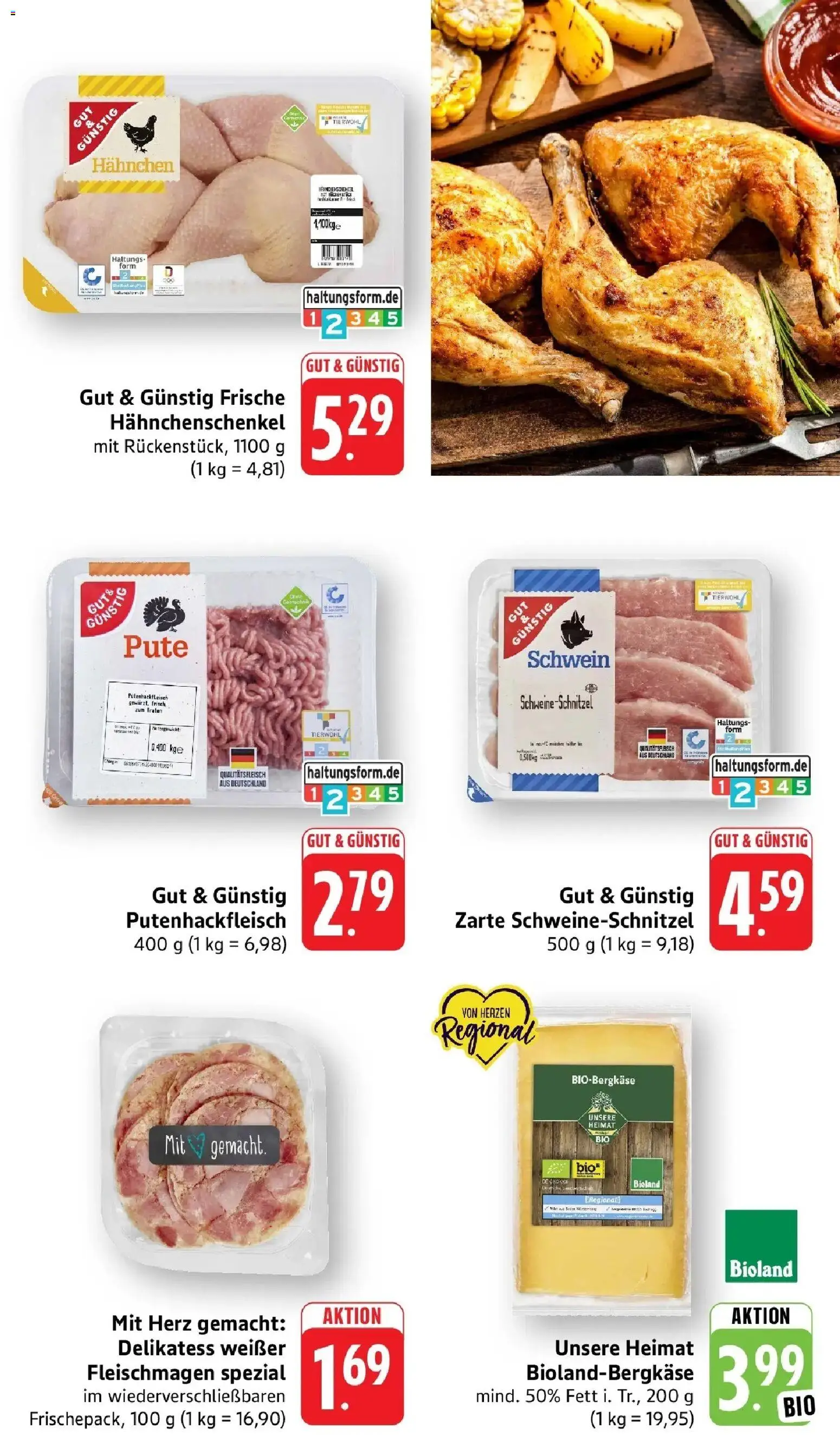 nah & gut Prospekt Gengenbach – gültig ab 20.07.2026 | Seite: 3 | Produkte: Pute, Hahnchen, Hahnchenschenkel, Schnitzel