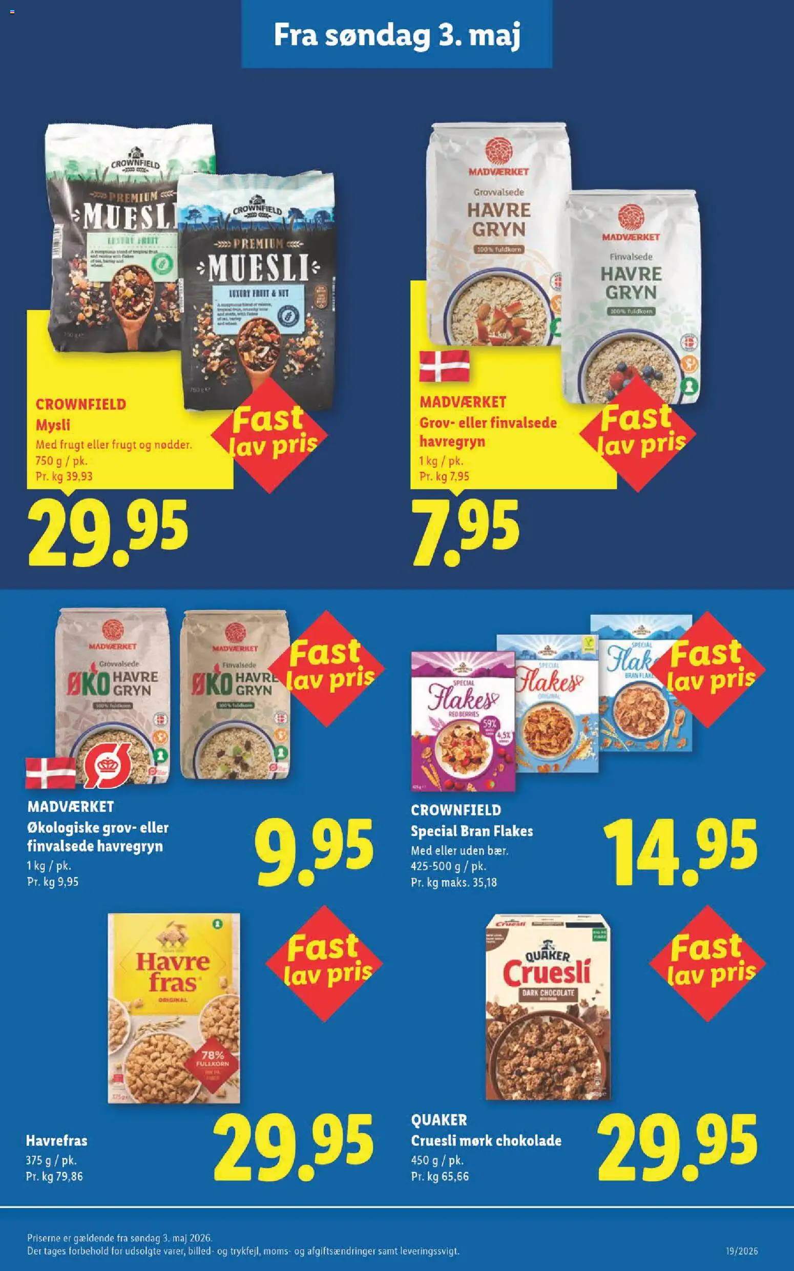 Lidl tilbudsavis – gyldig fra 13/09/2026 | Side: 45 | Produkter: Chokolade, Havregryn