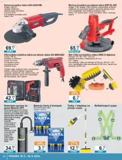 KTC - Katalog tehnike i posuđa - Pregled kataloga iz trgovine KTC, vrijedi od 13.05.2026 | Stranica: 24 | Proizvodi: Brusilica, Četka, Kabel, Adapter