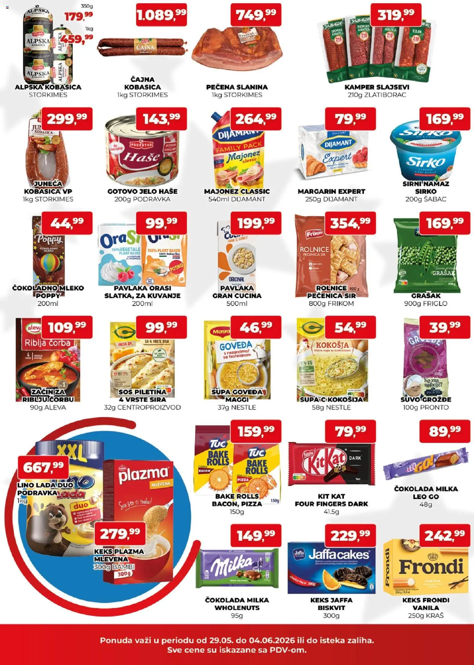 Plus Cash & Carry katalog - važi od 29.05.2026 | Strana: 2 | Proizvode: Majonez, Kulen, Sir, Pavlaka
