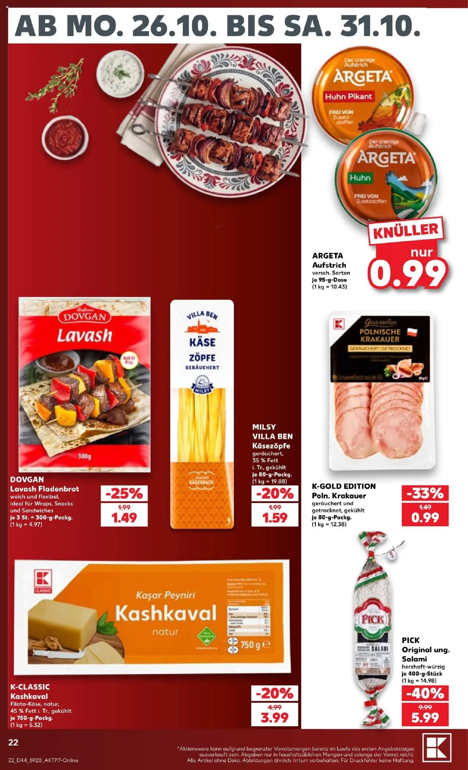 Kaufland Prospekt – gültig ab 25.10.2026 | Seite: 22