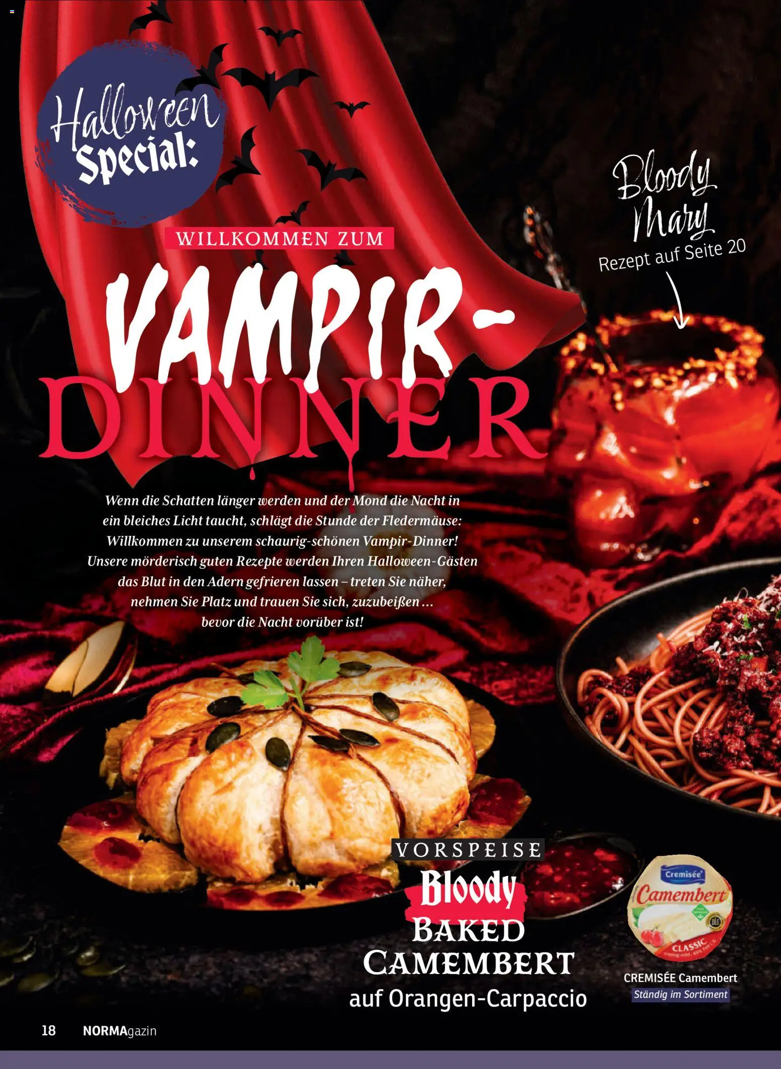 Norma NORMAgazin September/Oktober 2026 – gültig ab 01.09.2026 | Seite: 18 | Produkte: Camembert