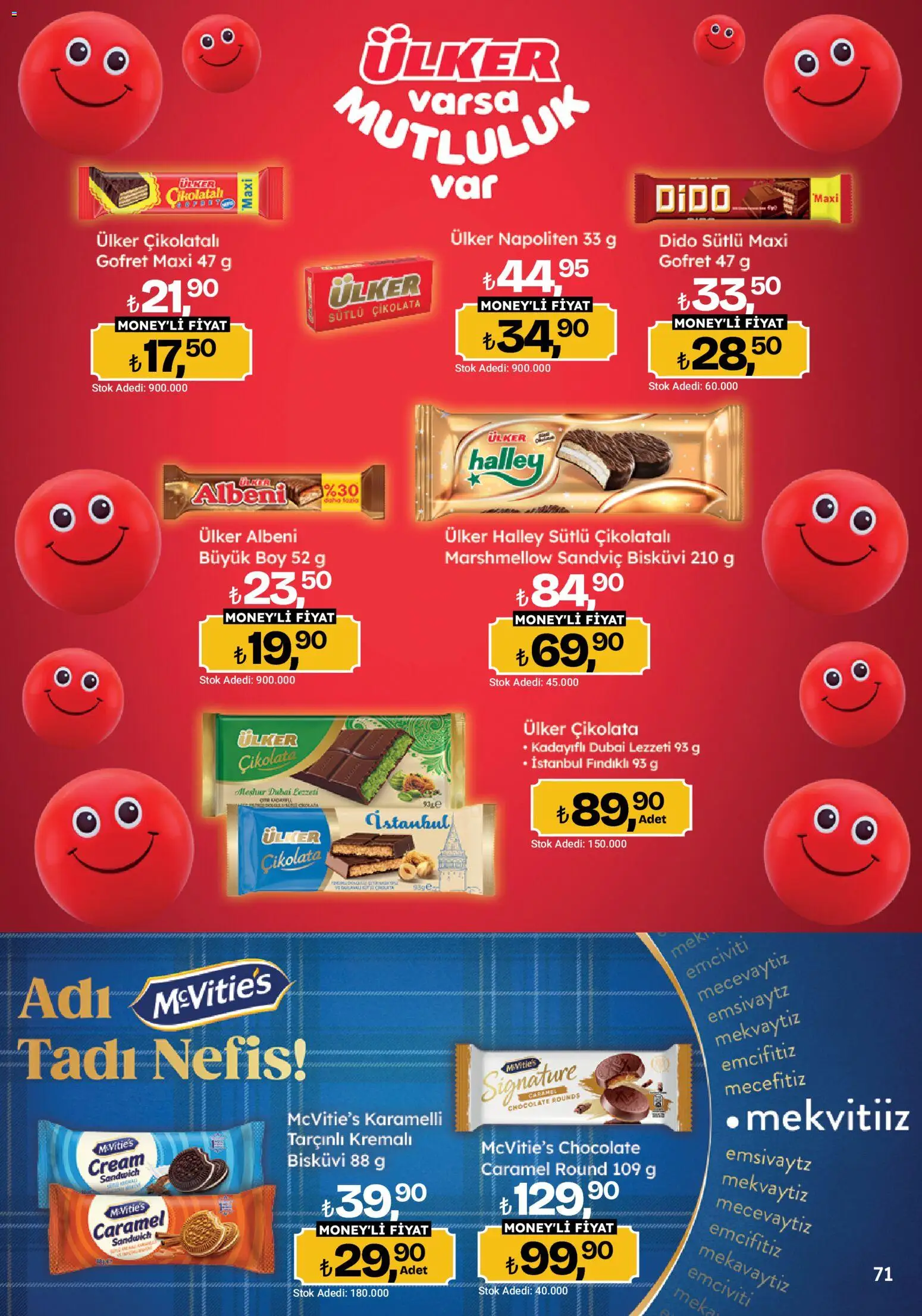 Migros Katalog - 5M Migroskop Dijital - 05 Ekim 2026 tarihinden itibaren geçerlidir | Sayfa: 71 | Ürünler: Gofret, Çikolata, Bisküvi