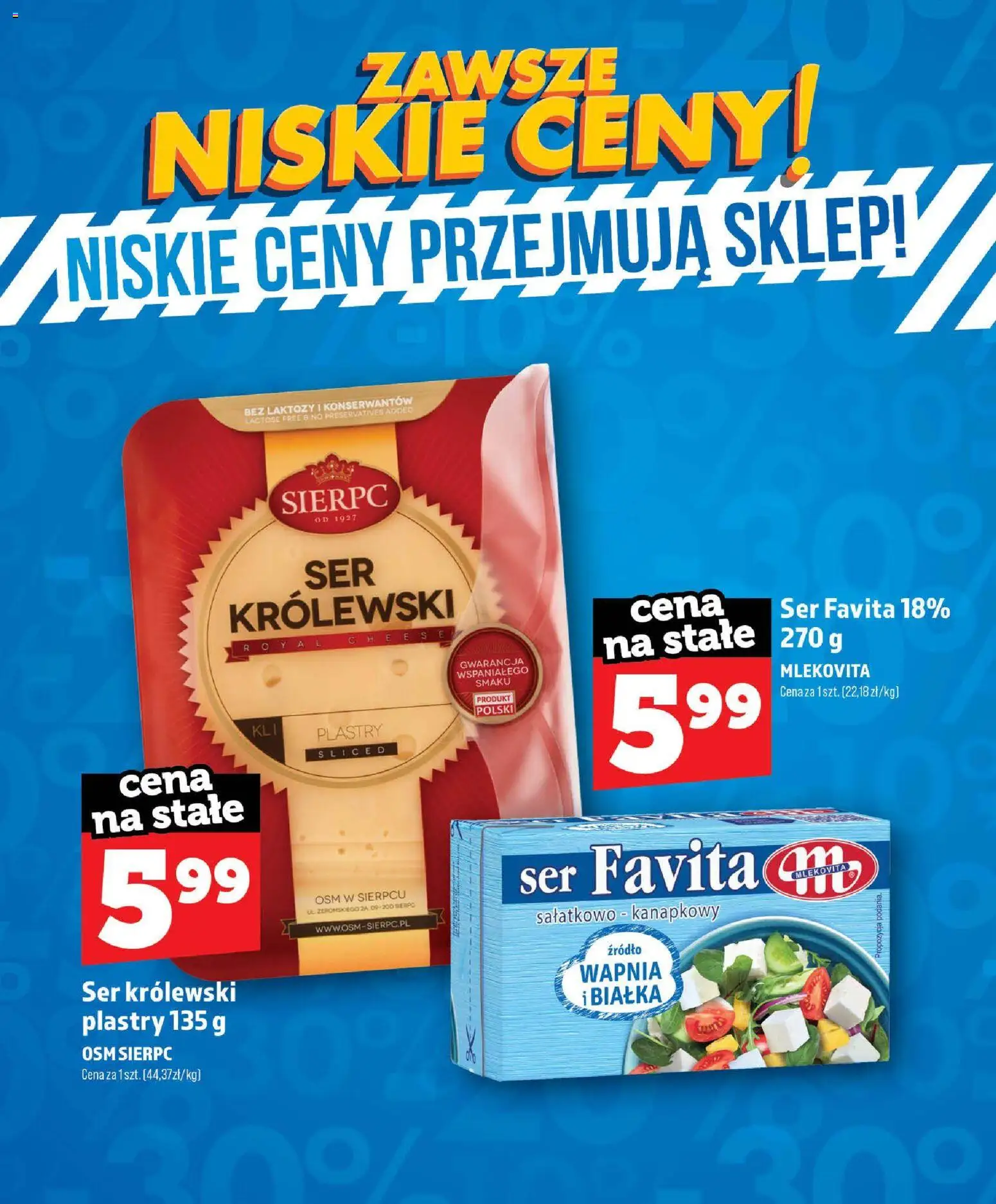 Topaz gazetka - Zawsze Niskie Ceny od 01.07.2026 | Strona: 13 | Produkty: Bez laktozy, Ser favita, Ser