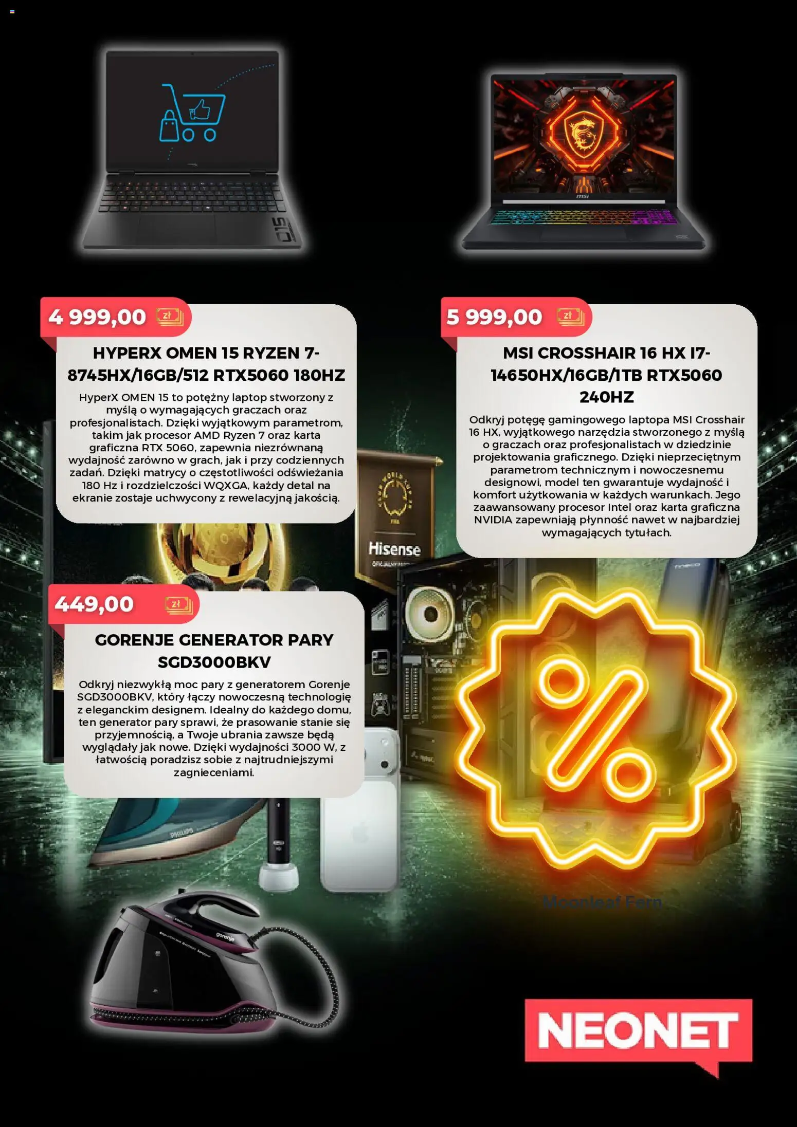 Neonet promocje od 08.10.2026 | Strona: 5 | Produkty: Ubrania, Karta, Laptop, Narzędzia