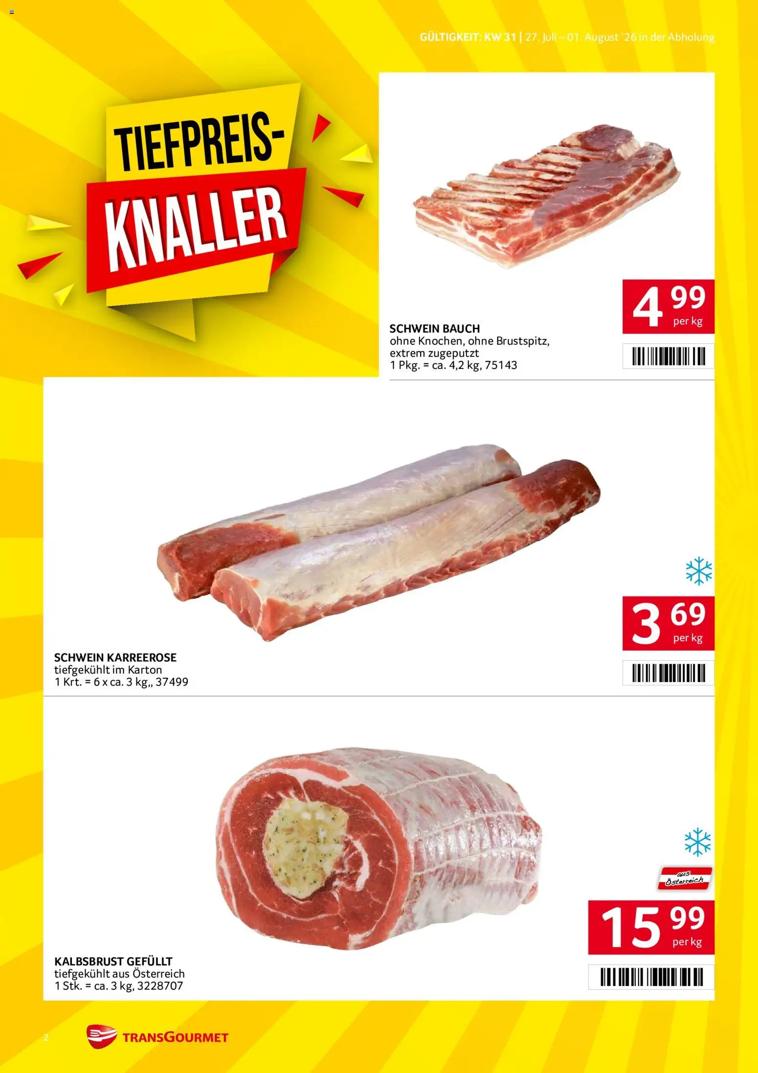 Transgourmet Flugblatt gültig ab 27.07.2026 | Seite: 2