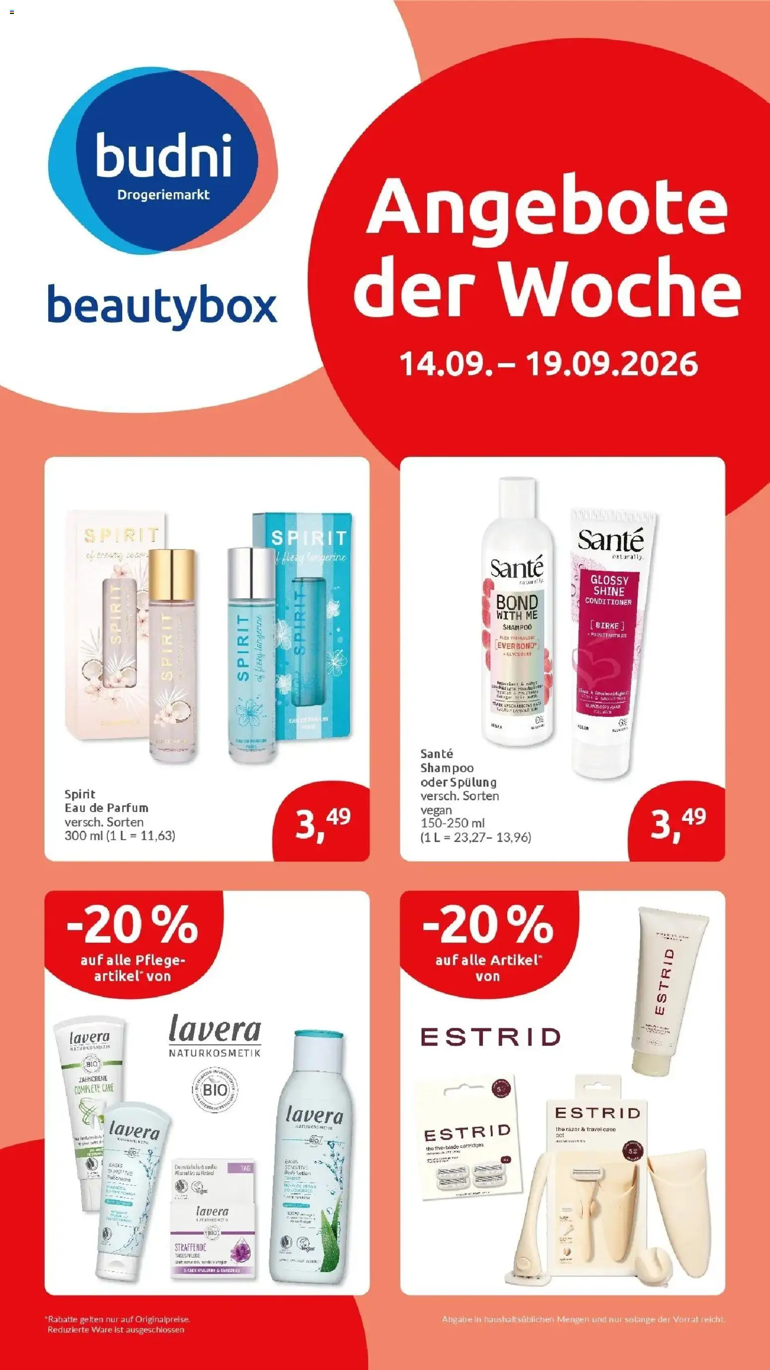 Edeka Prospekt Mannheim-Neuostheim (ab 14.09.2026) » Angebote Online | Seite: 56 | Produkte: Shampoo, Spülung, Body Lotion, Eau de Parfum