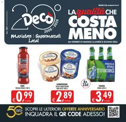 Anteprima del volantino Decò volantino Maxistore, Supermercati, Local Sicilia valido a partire dal 29.05.2026