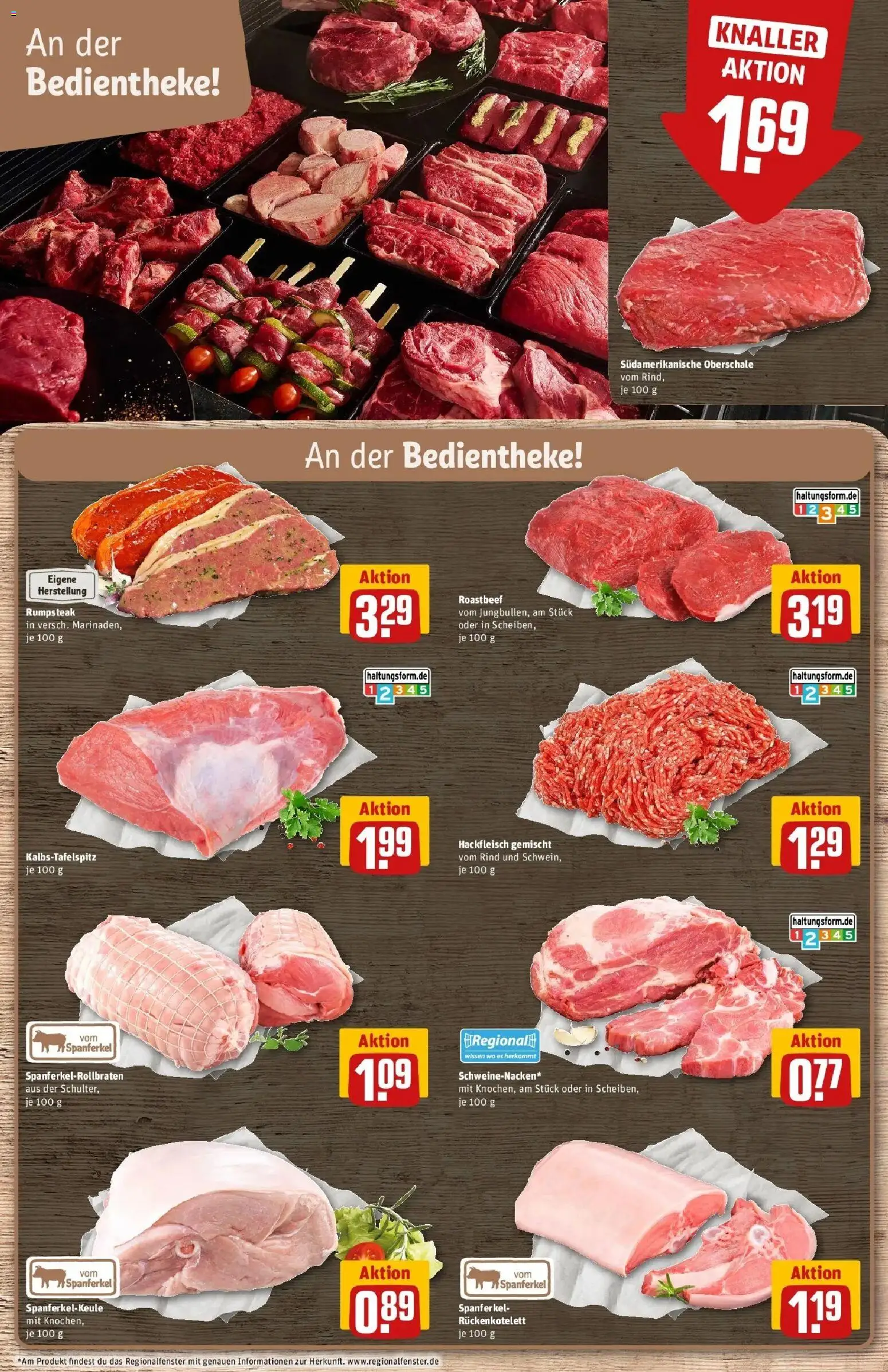 REWE Prospekt ab 07.09.2026 zum Blättern » Angebote | Seite: 8 | Produkte: Rumpsteak, Roastbeef, Hackfleisch