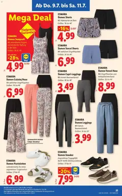 Lidl - Flugblatt ab 09.07.2026 gültig | Seite: 25 | Produkte: Hose, Leggings