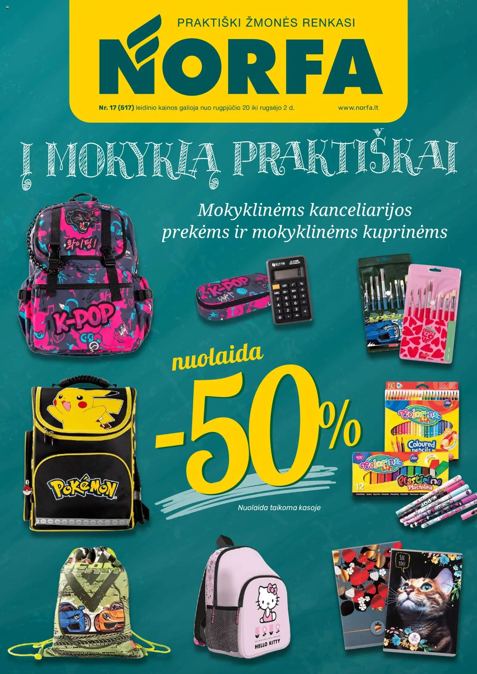 NORFA akcijos nuo 2026.08.20 | Puslapis: 1