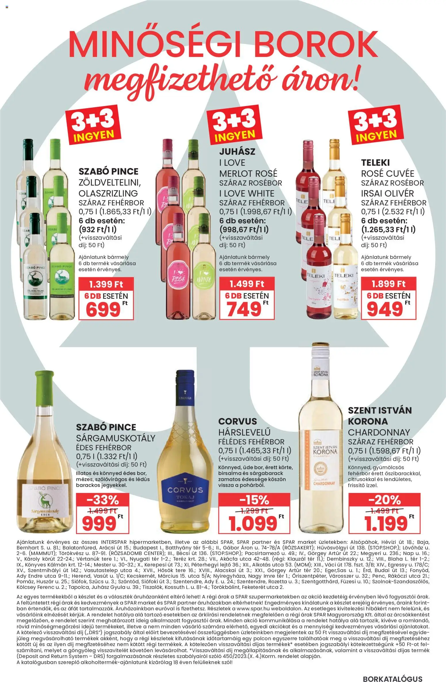 Spar akciós ujság - amely érvényes a következő dátumtól: 2026.07.01. | Oldal: 8