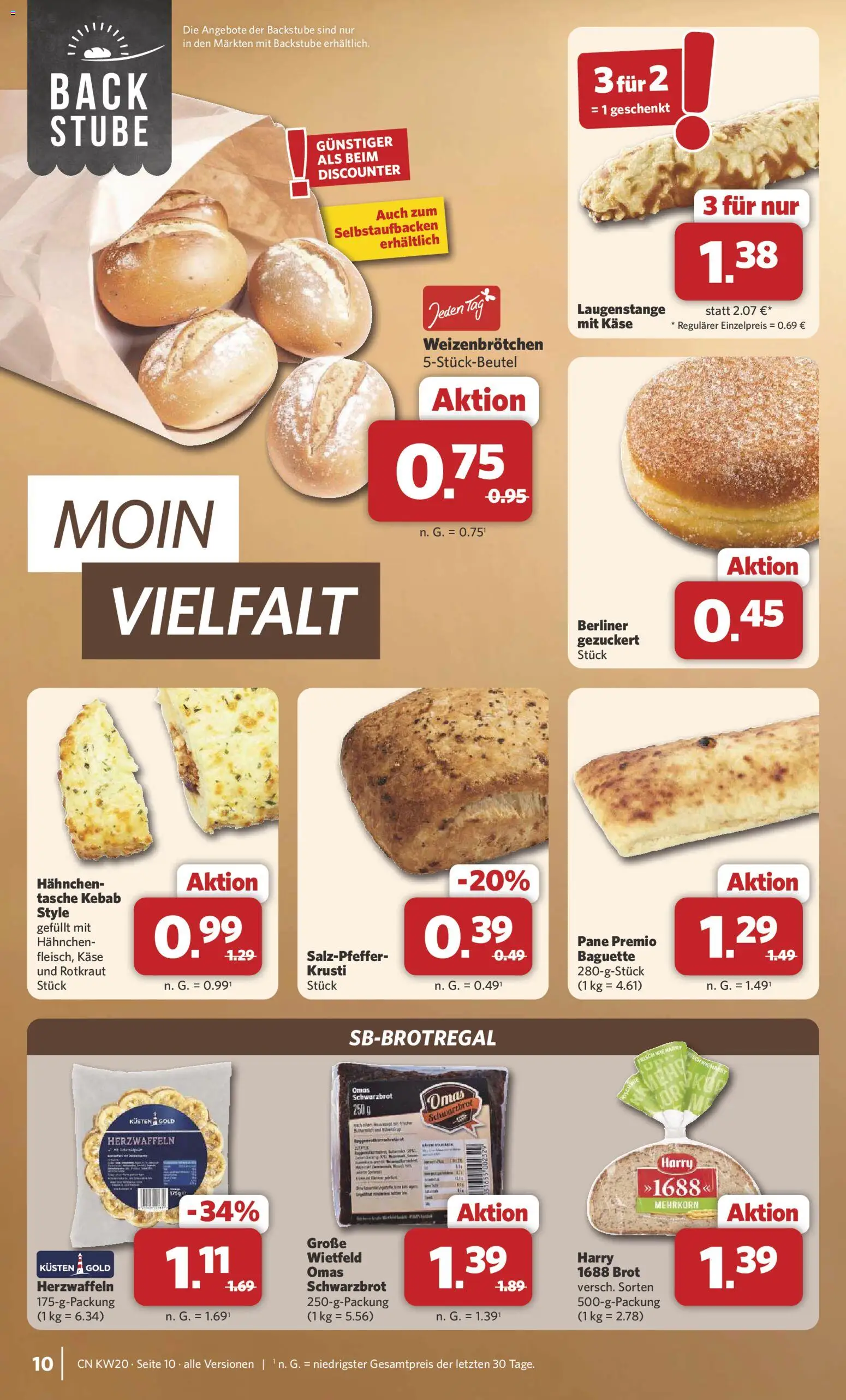 Combi Prospekt 	 – gültig ab 11.05.2026 | Seite: 10 | Produkte: Tasche, Hahnchen, Baguette, Brot