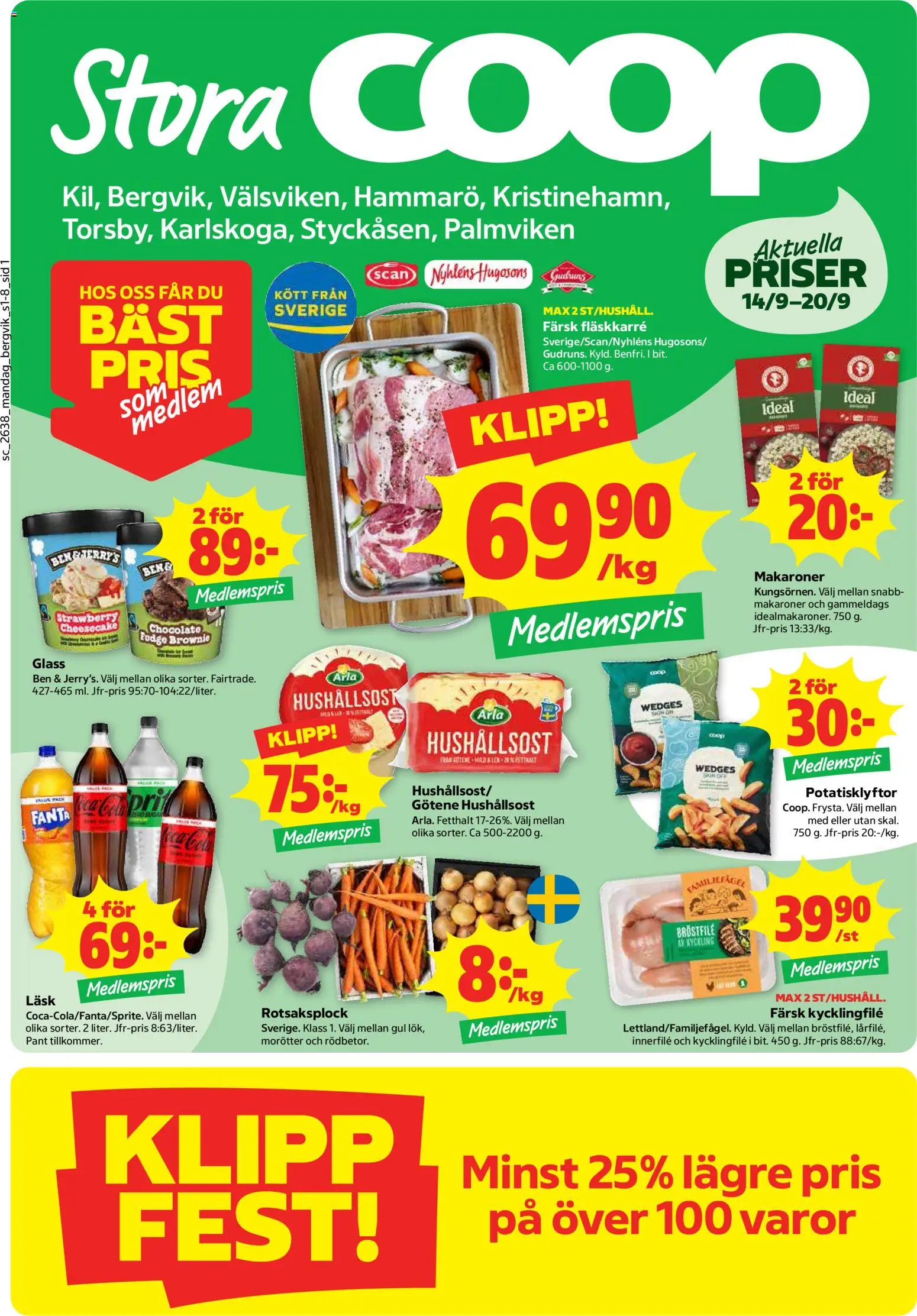 Stora Coop reklamblad aktuell från 14/09/2026 | Sida: 1
