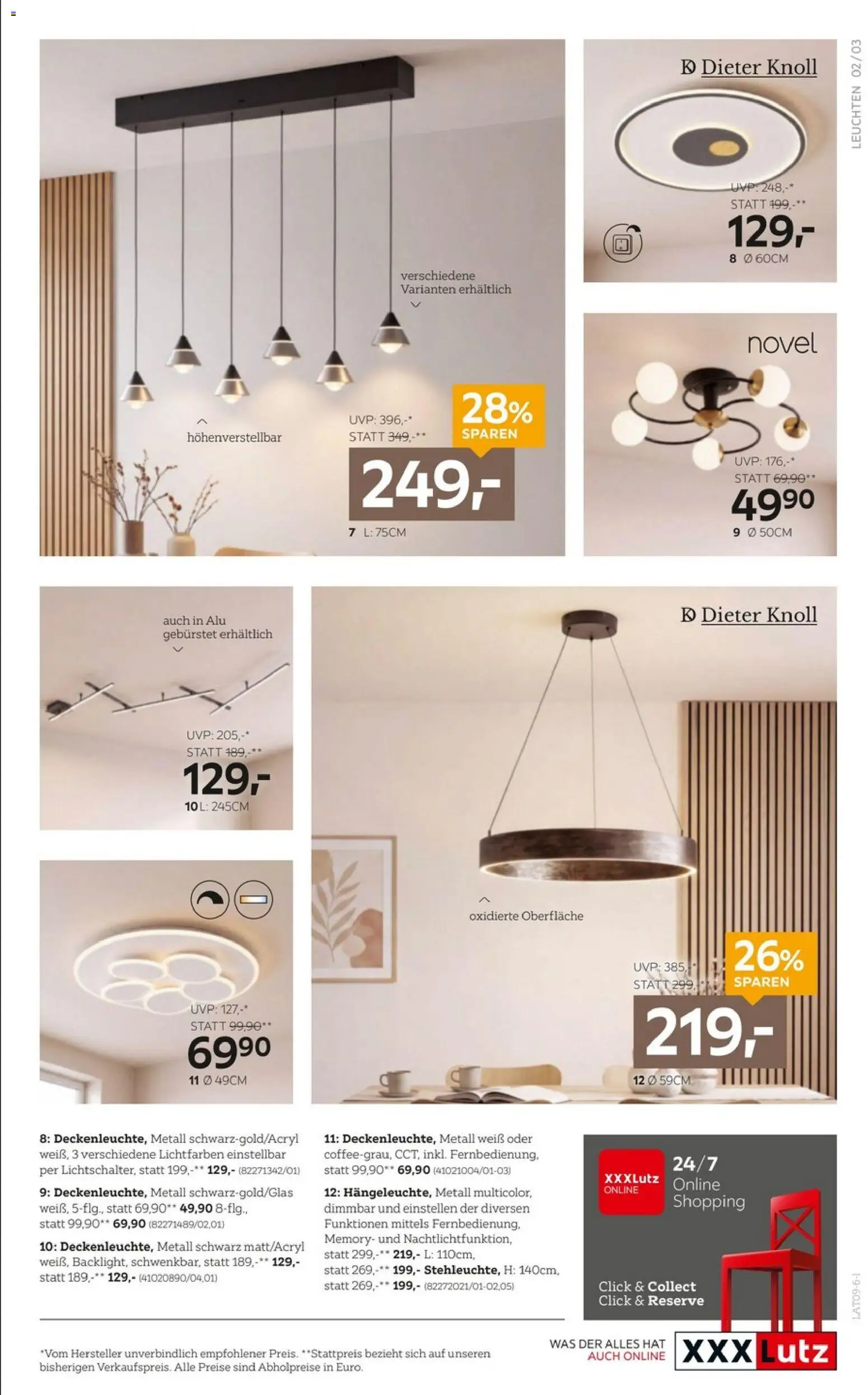 XXXLutz Lampen gültig ab 08.09.2026 | Seite: 3