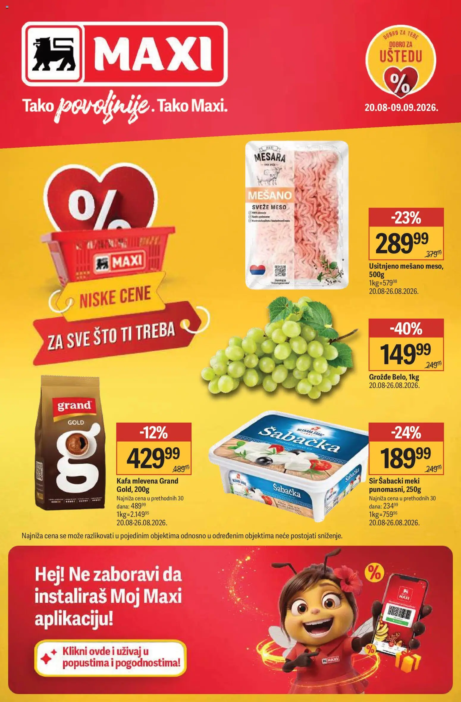 Maxi katalog - važi od 20.08.2026 | Strana: 1
