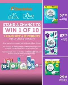 Check Star specials catalogue – valid from 14/08/2026 | Page: 7 | Products: Pads, Panty liners, Cotton buds