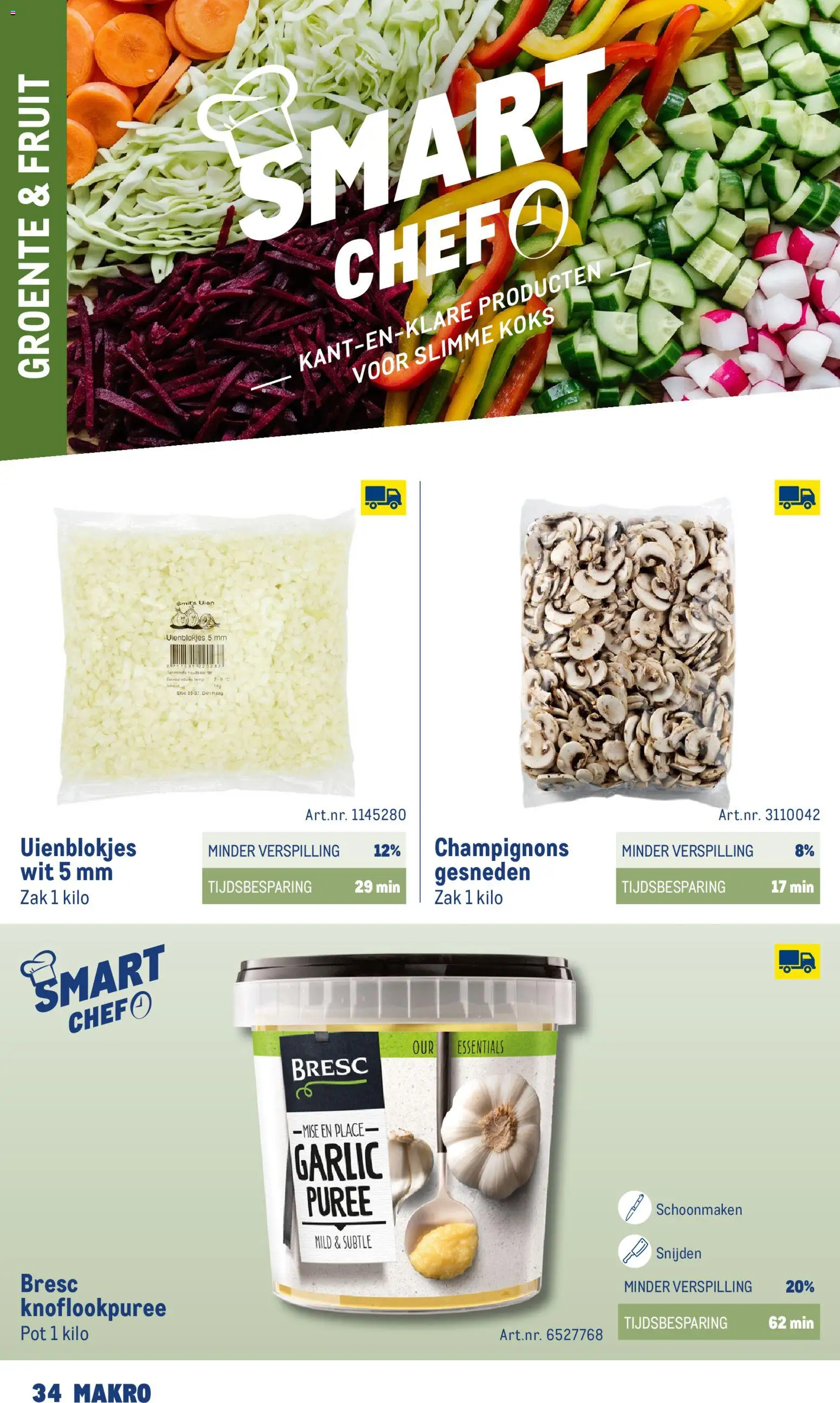 {H1} | Pagina: 34 | Producten: Champignons, Pot, Zak, Fruit