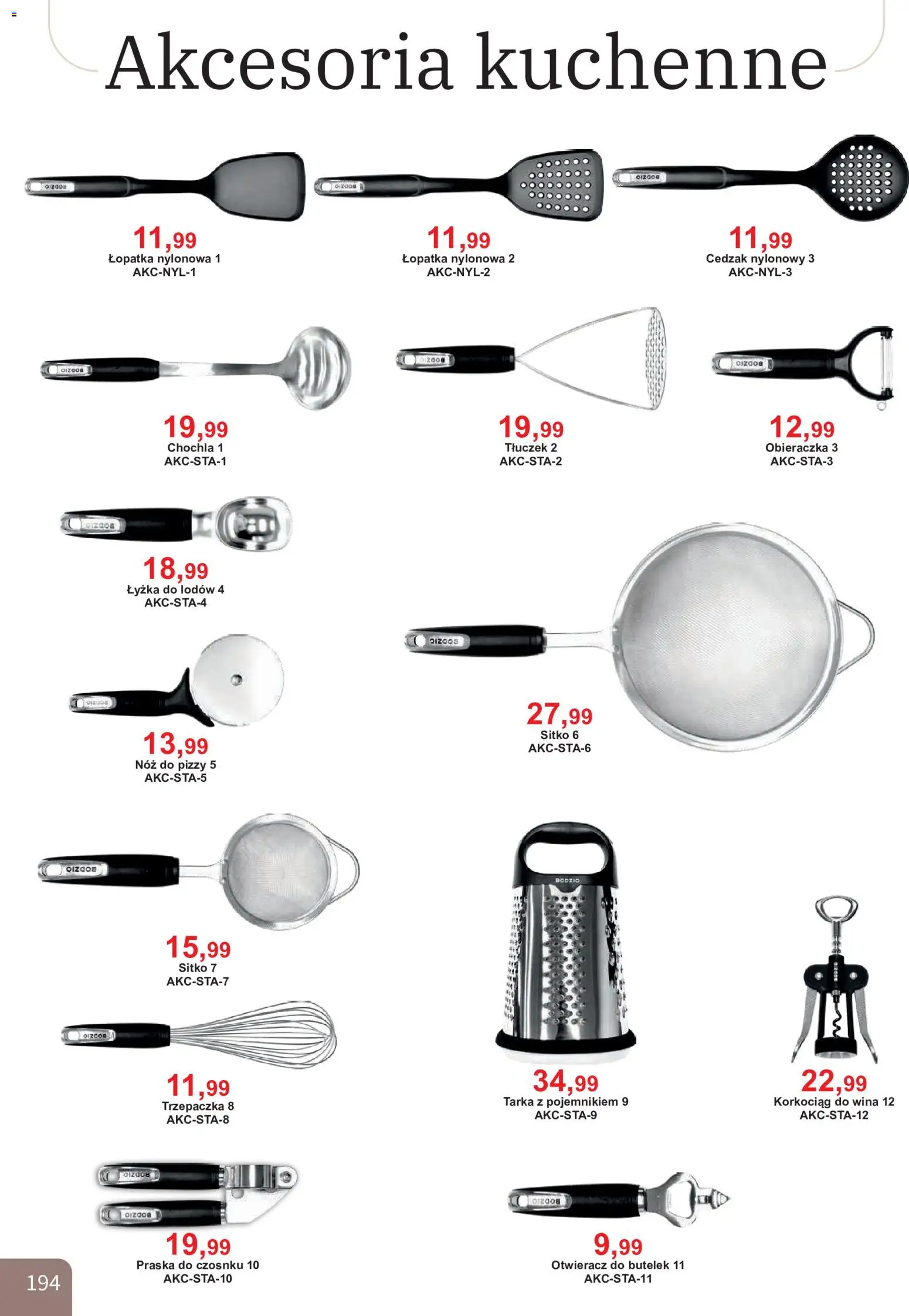 Bodzio Katalog od 01.08.2026 | Strona: 194 | Produkty: Trzepaczka