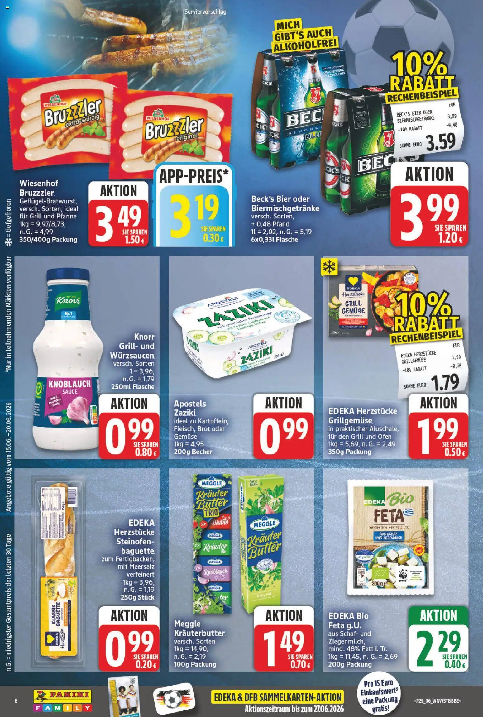 NP Discount Prospekt – gültig ab 15.06.2026 | Seite: 6 | Produkte: Ofen, Butter, Kräuterbutter, Knorr