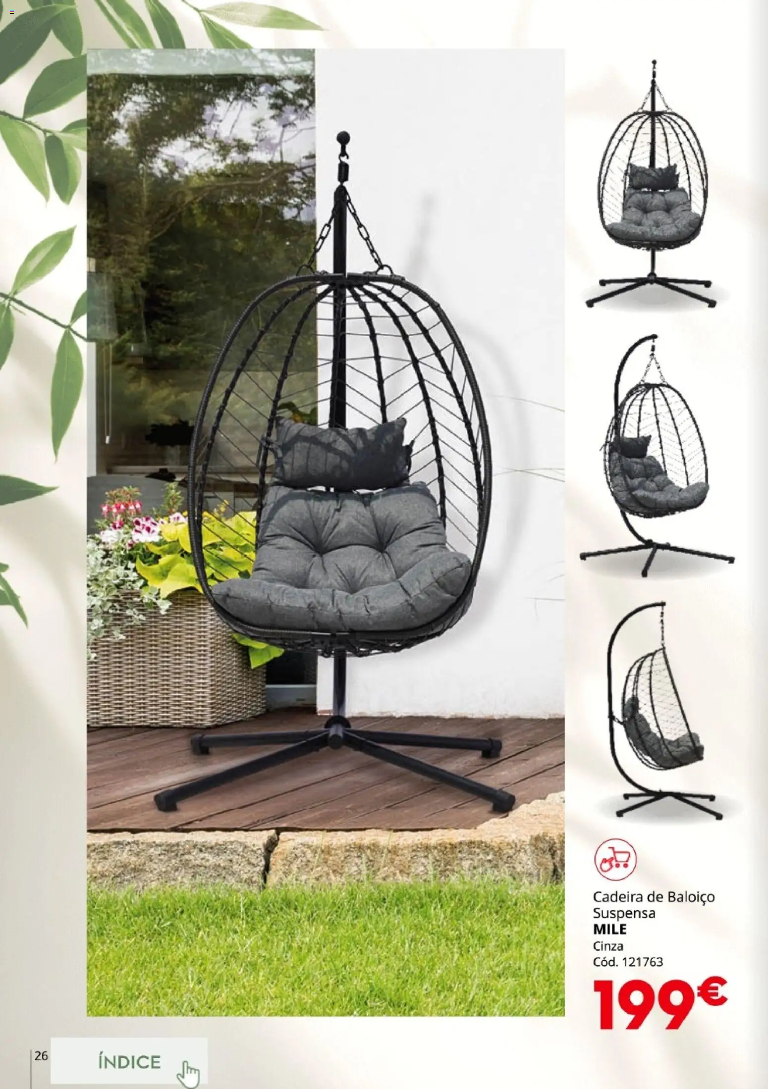 Conforama Jardim │ válido de 19.03.2026 | Página: 26 | Produtos: Baloiço, Cadeira