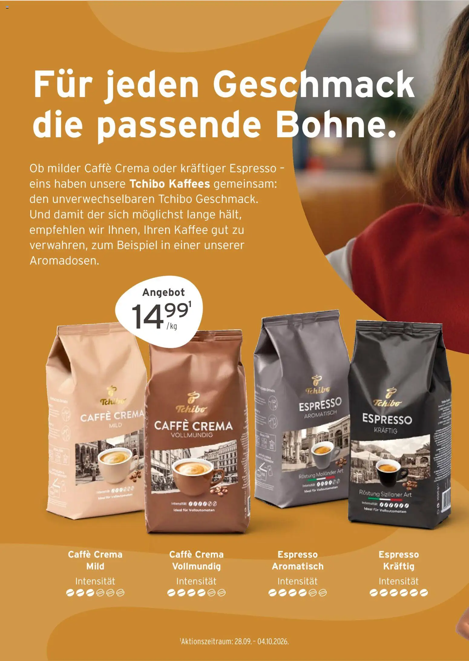 Prospekt Tchibo Herbst auf dem tisch – gültig ab 30.09.2026 | Seite: 32 | Produkte: Kaffee