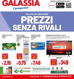 Anteprima del volantino Galassia volantino Fiorenzuola valido a partire dal 09/07/2026 | Pagina: 1