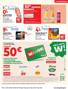 Auchan  25 jours supers - Voorbeeld van een folder van Auchan, geldig van 28.04.2026 | Pagina: 7 | Producten: Sandwich, NOS, La, Jas