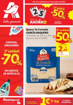 Vista previa Alcampo Supermercado válido desde el 24/09/2026