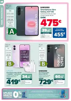 Vista previa Carrefour Dia de la Madre válido desde el 23.04.2026 | Página: 14 | Productos: Smartphone, Auriculares, Cámara, Batería