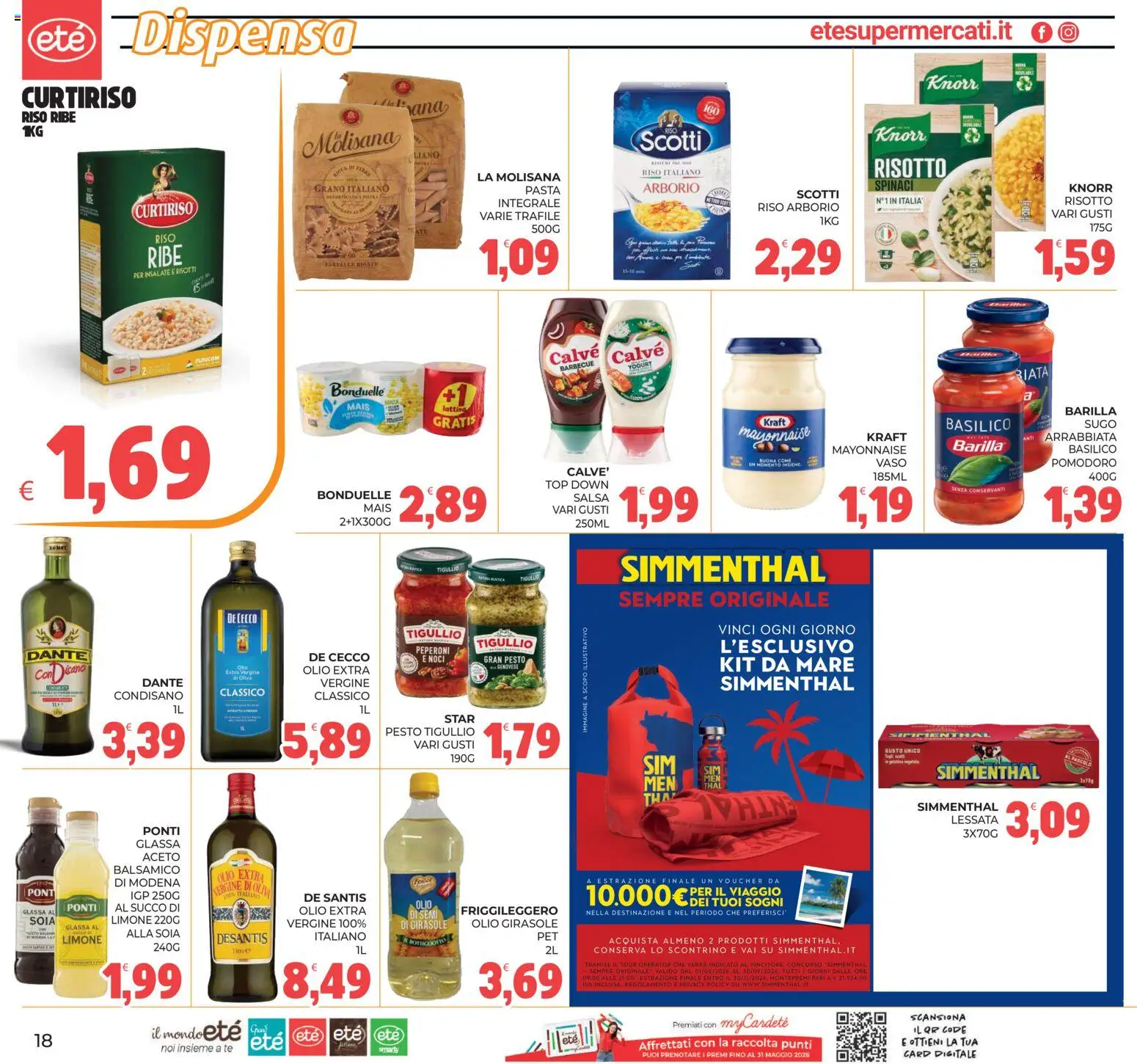 Volantino Eté del 12.05.2026 | Pagina: 18 | Prodotti: Limone, Basilico, Aceto, Mais