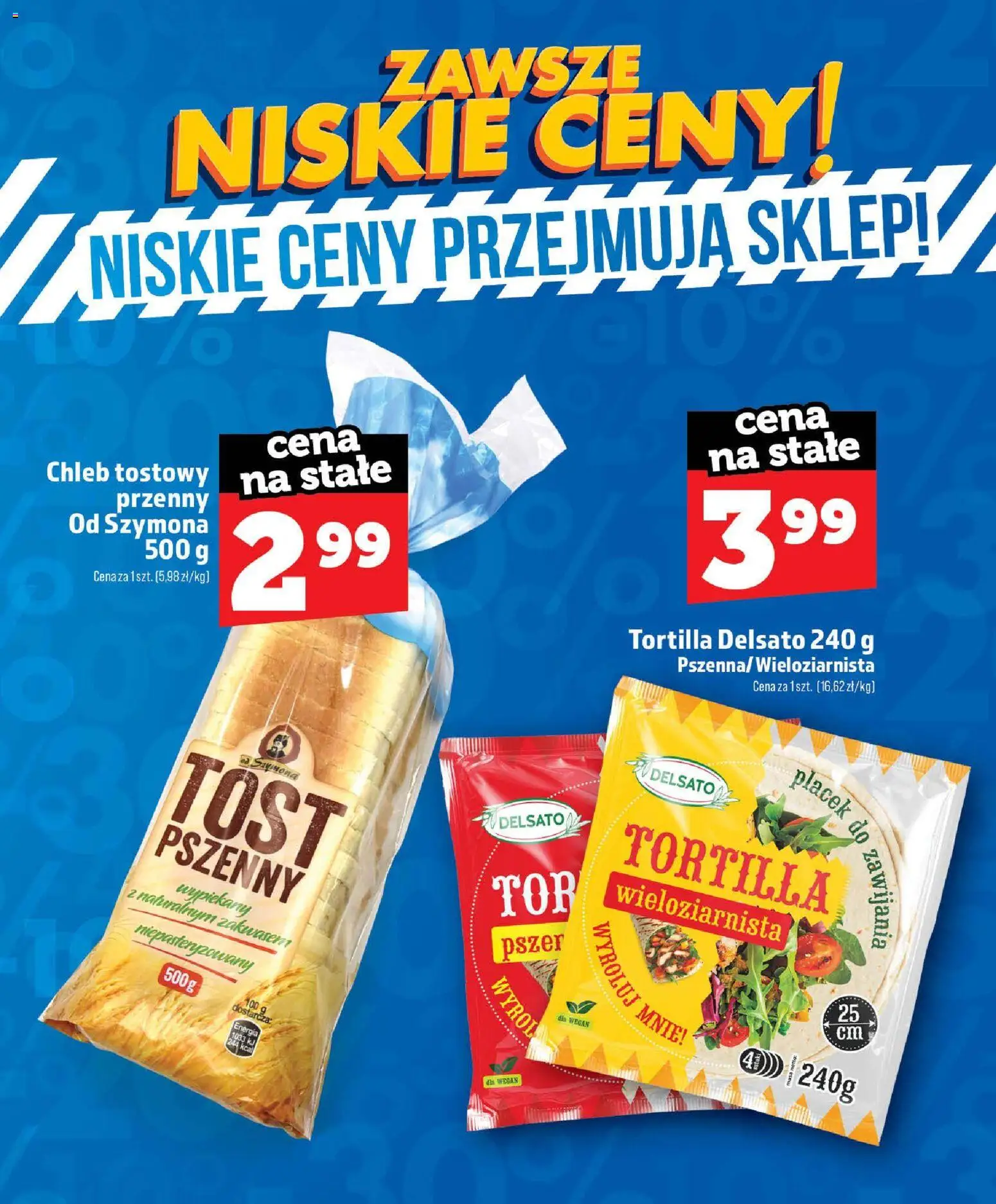 Topaz gazetka - Zawsze Niskie Ceny od 01.07.2026 | Strona: 44 | Produkty: Chleb tostowy, Tortilla, Chleb