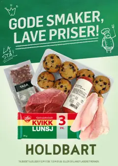 Forhåndsvisning av Holdbart kundeavis gyldig fra 17/08/2026