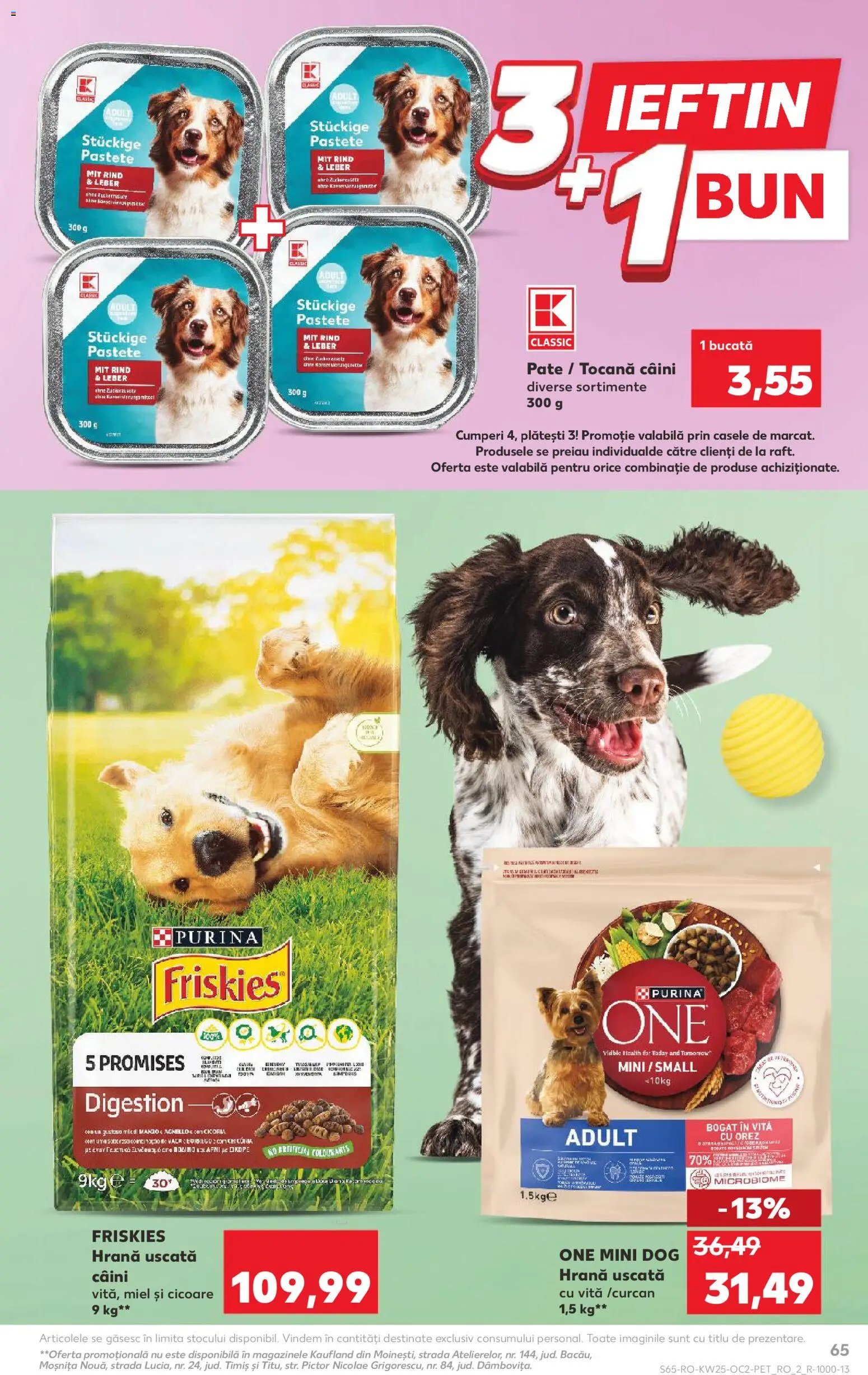Noul catalog Kaufland – valabil de la 17.06.2026 | Pagină: 65 | Produse: Raft, Pate, Orez