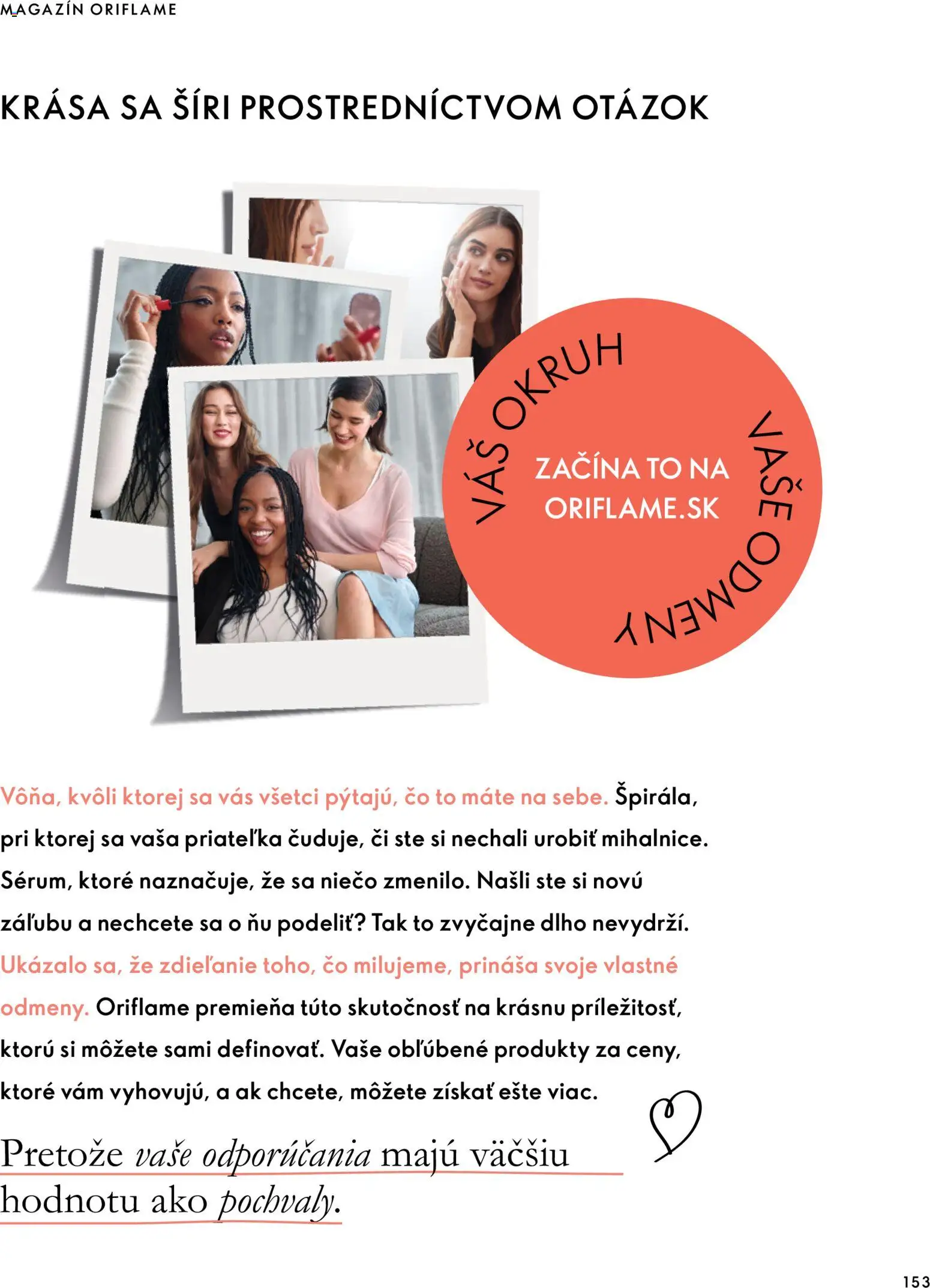 Nové Oriflame akcie – leták je platný od 30.09.2026 | Strana: 153