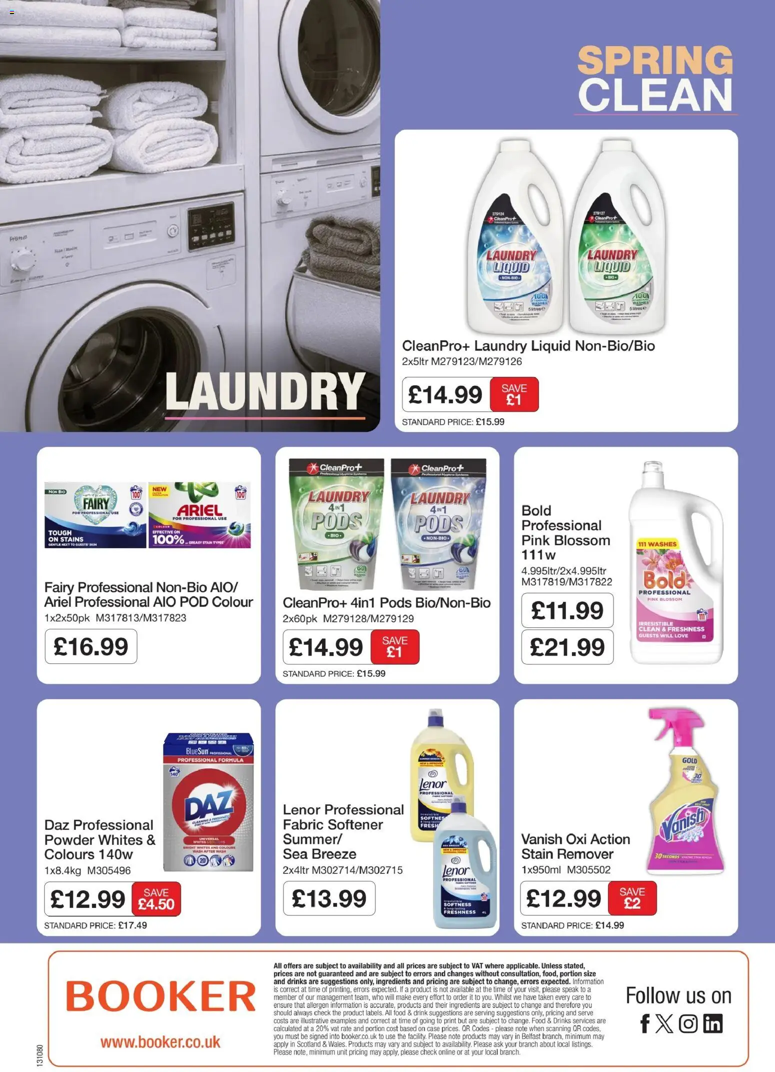 {H1} | Page: 12 | Products: Powder, Lenor, Fabric softener, Stain remover