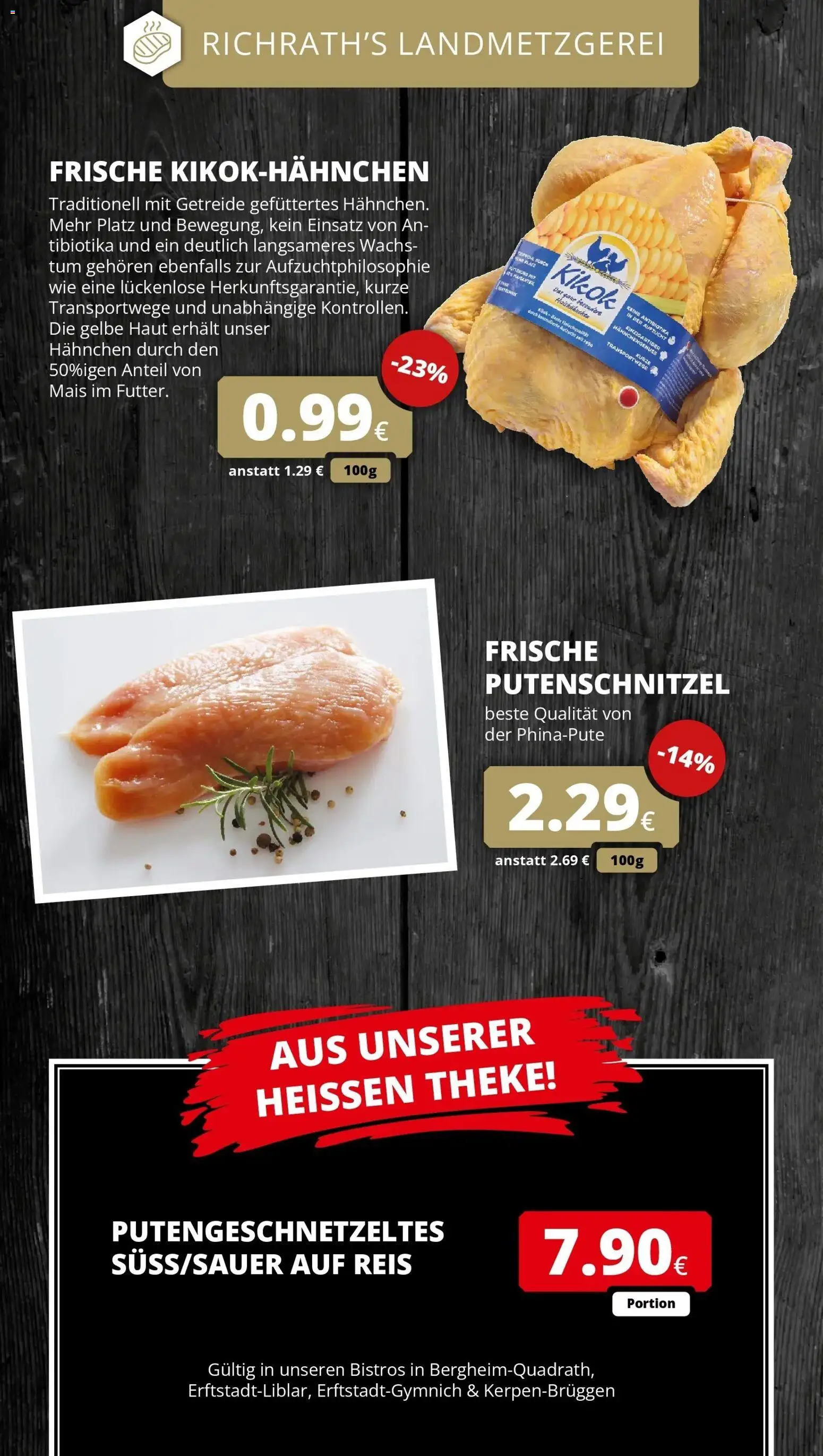 REWE Prospekt ab 19.10.2026 zum Blättern » Angebote | Seite: 13 | Produkte: Mais, Hahnchen, Theke, Reis