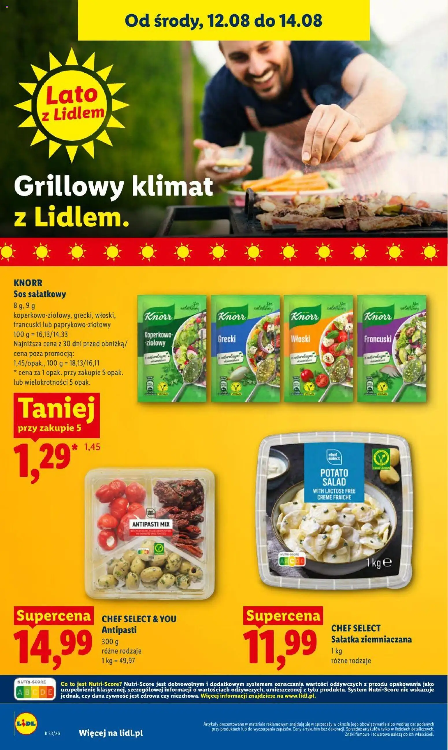 Lidl gazetka od 12.08.2026 | Strona: 54 | Produkty: Crème fraîche, Dressing, Sałatka, Sos