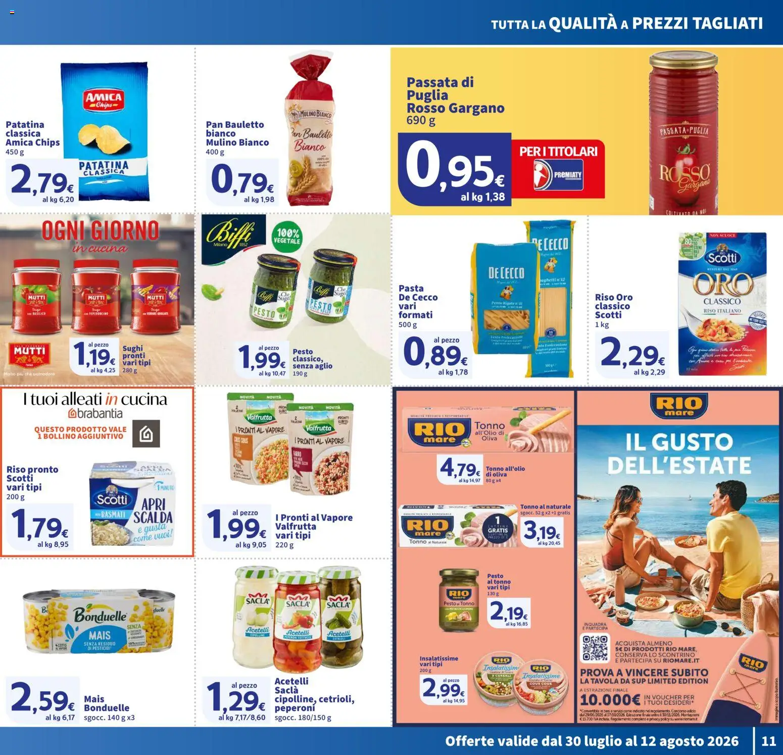 Volantino SIGMA del 30/07/2026 | Pagina: 11 | Prodotti: Peperoni, Cereali, Pesto, Mutti