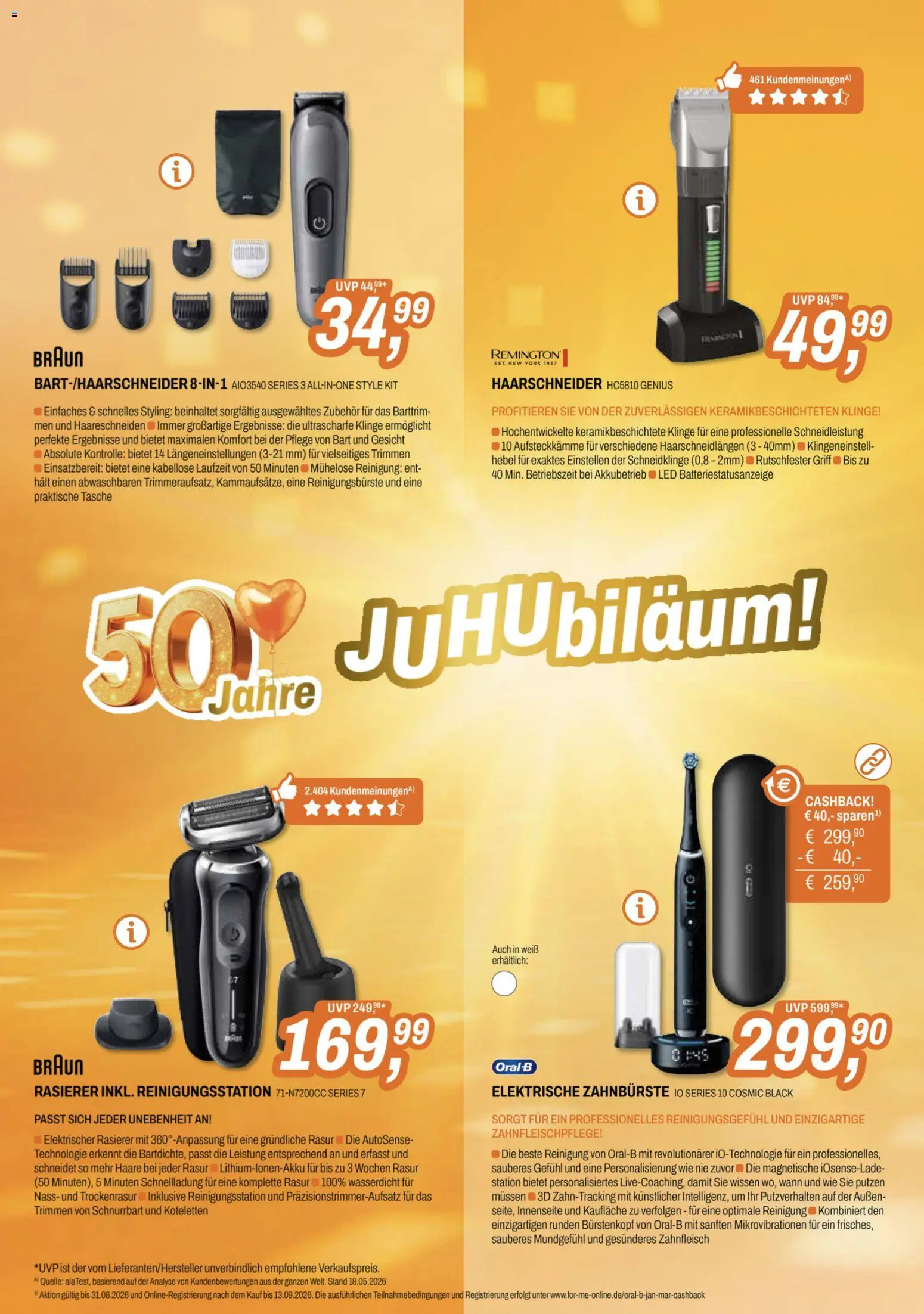 Expert Prospekt aktuell gültig ab 18.05.2026 | Seite: 4 | Produkte: Tasche, Rasierer, Elektrische zahnbürste, Zahnbürste