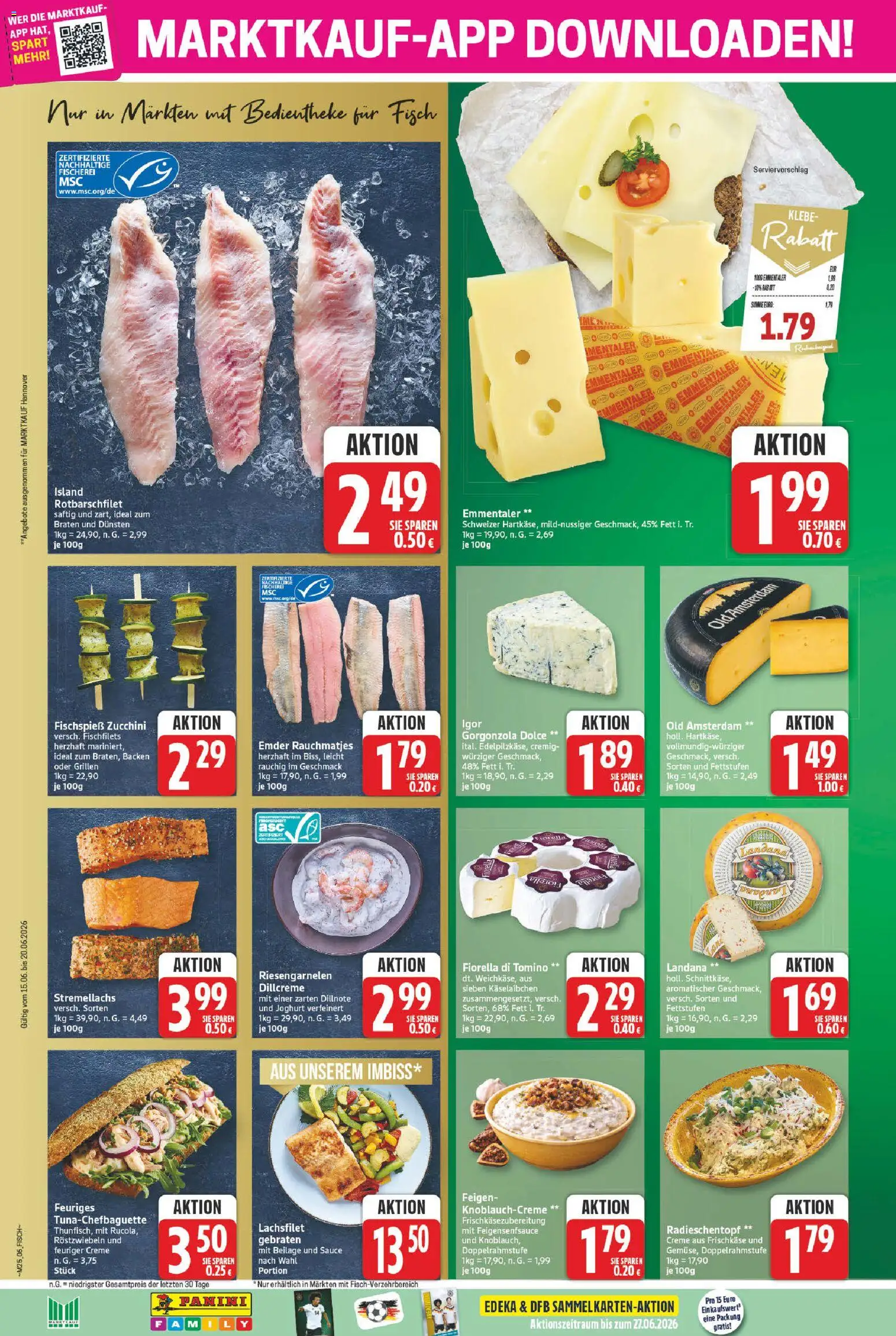 Marktkauf Prospekt – gültig ab 15.06.2026 | Seite: 6 | Produkte: Joghurt, Creme, Zucchini, Frischkase