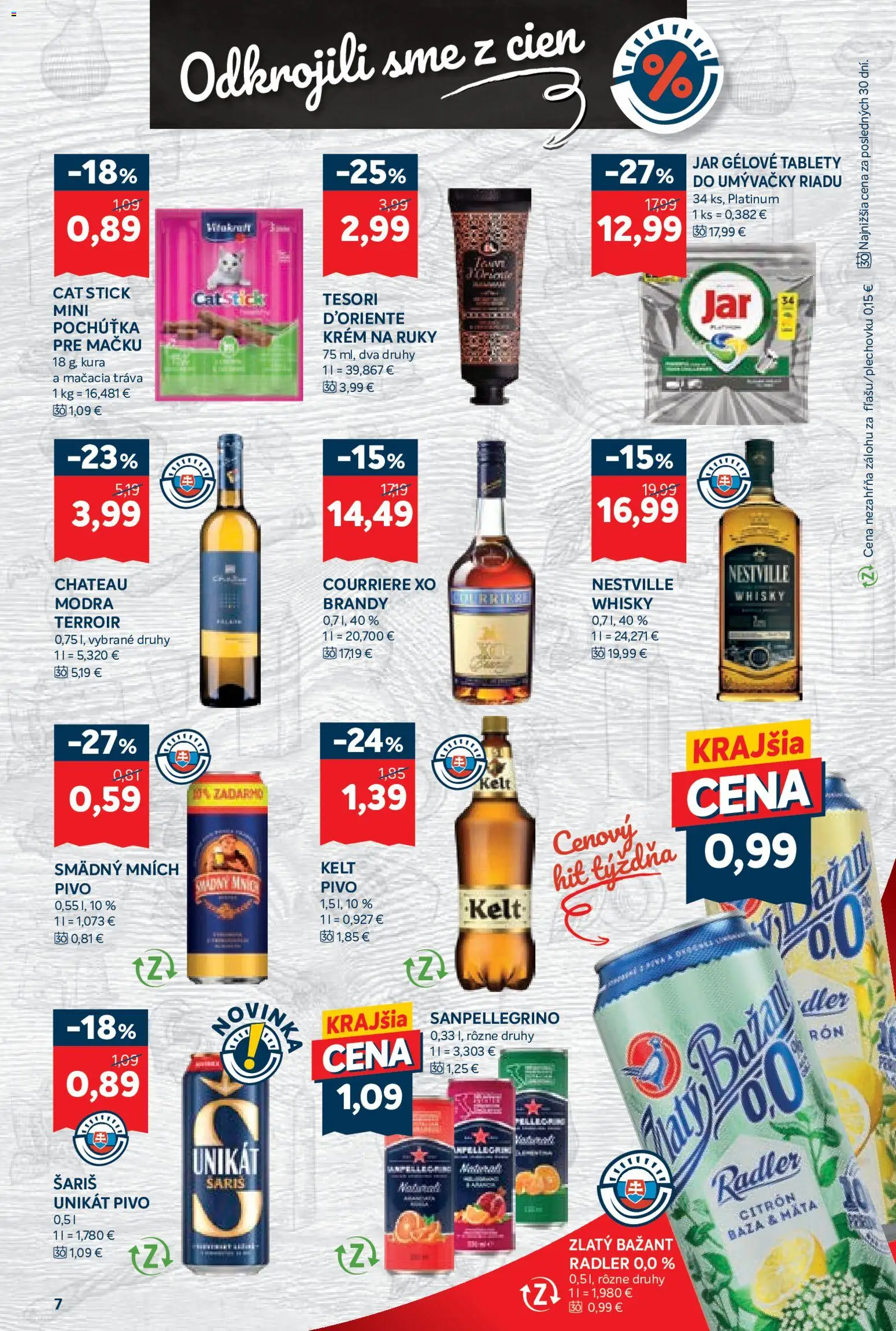 Nové Kraj akcie – leták je platný od 11.06.2026 | Strana: 13 | Produkty: Pivo, Kelt, Radler, Krém