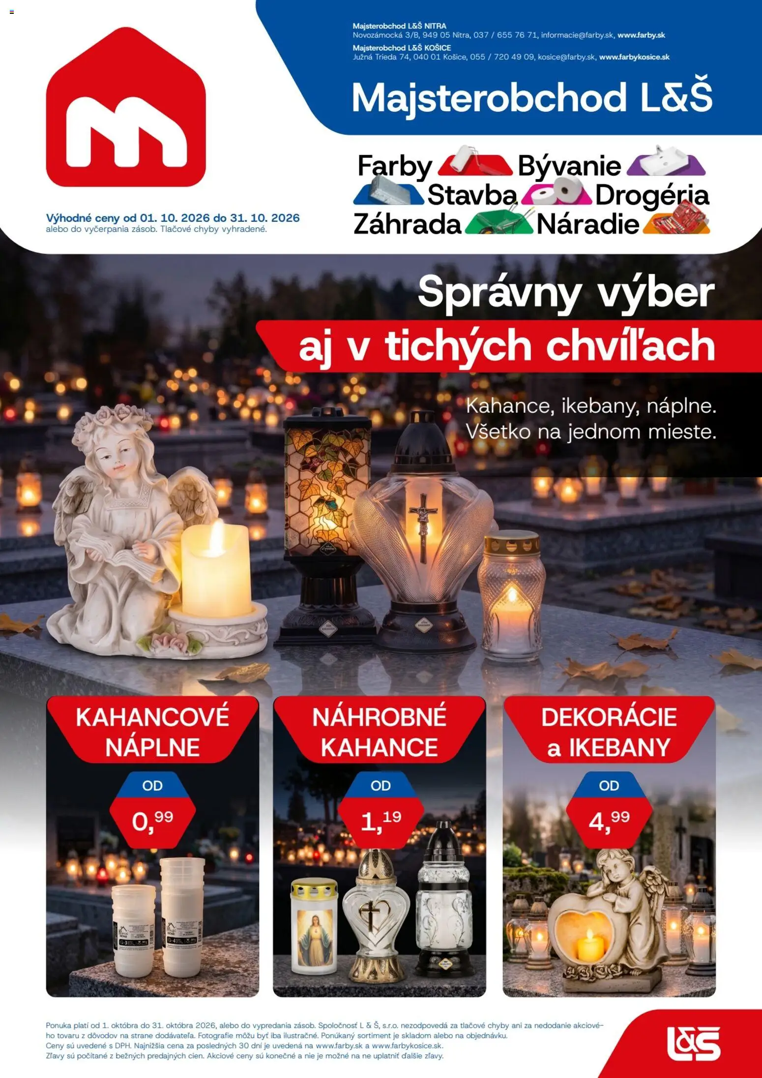 Nové L&Š akcie – leták je platný od 01.10.2026 | Strana: 1