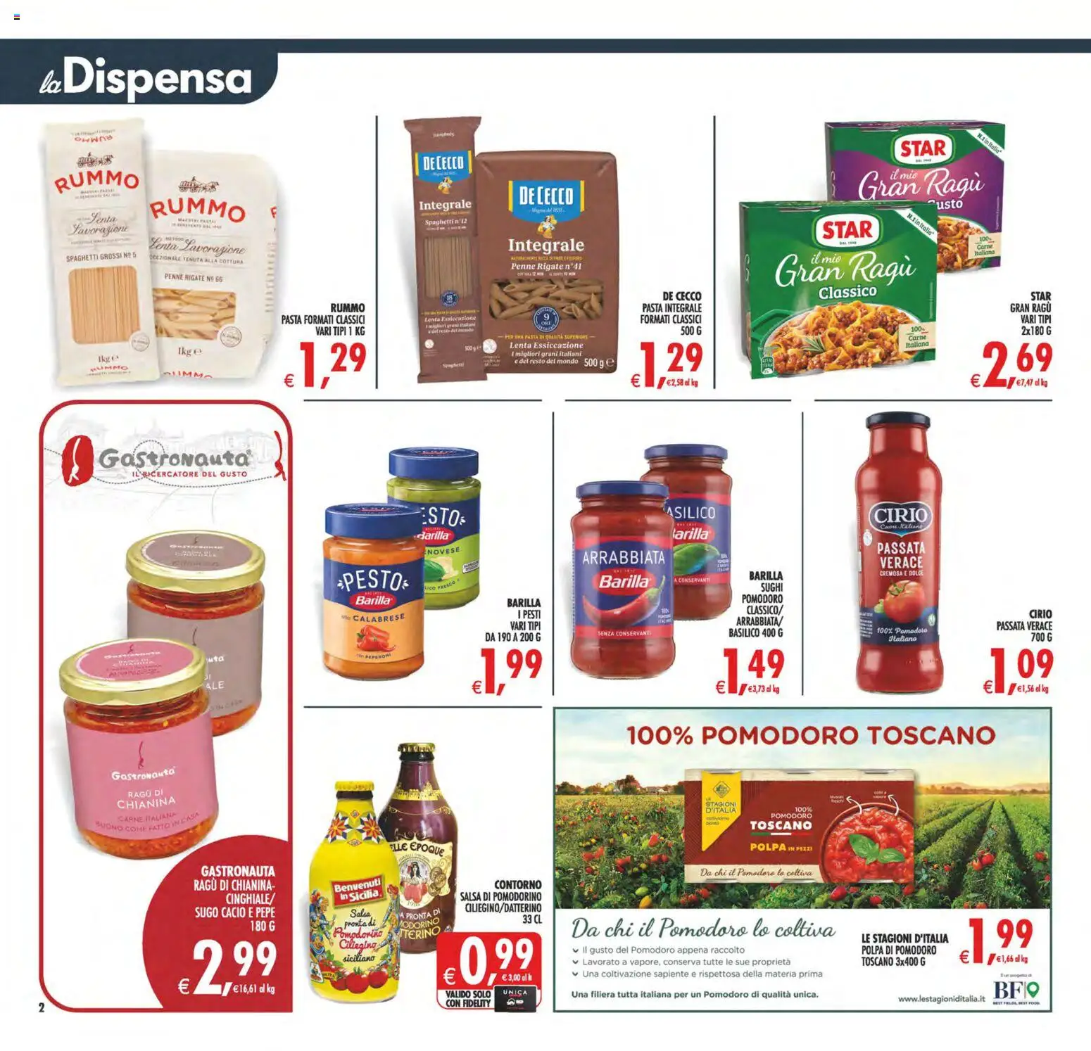 Volantino Decò del 08.05.2026 | Pagina: 2 | Prodotti: Salsa, Basilico, Sugo, Penne