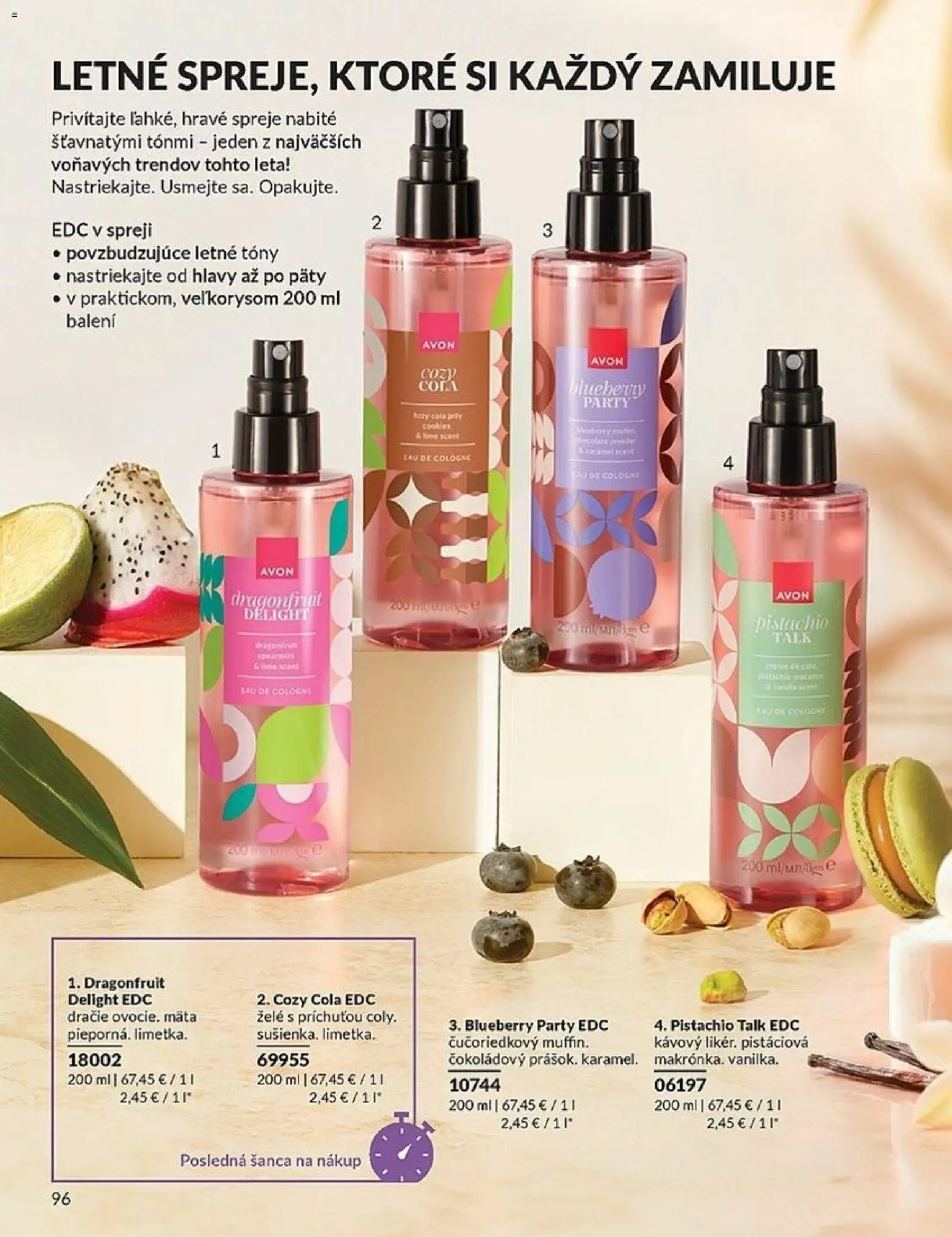 Nové Avon akcie – leták je platný od 01.06.2026 | Strana: 96 | Produkty: Cola